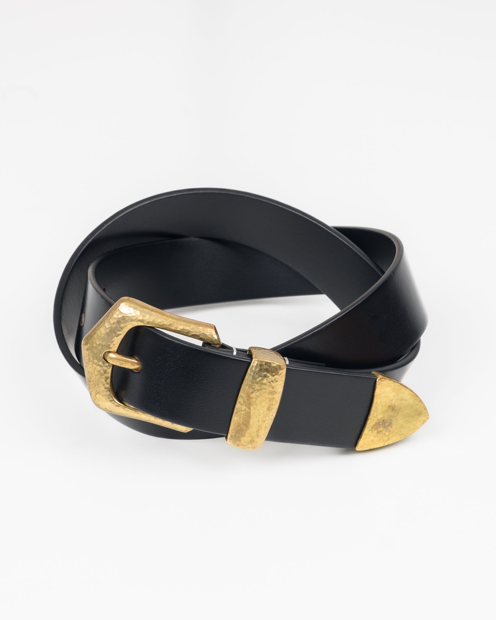 OGL Hand Hammered Ranger Belt - Black