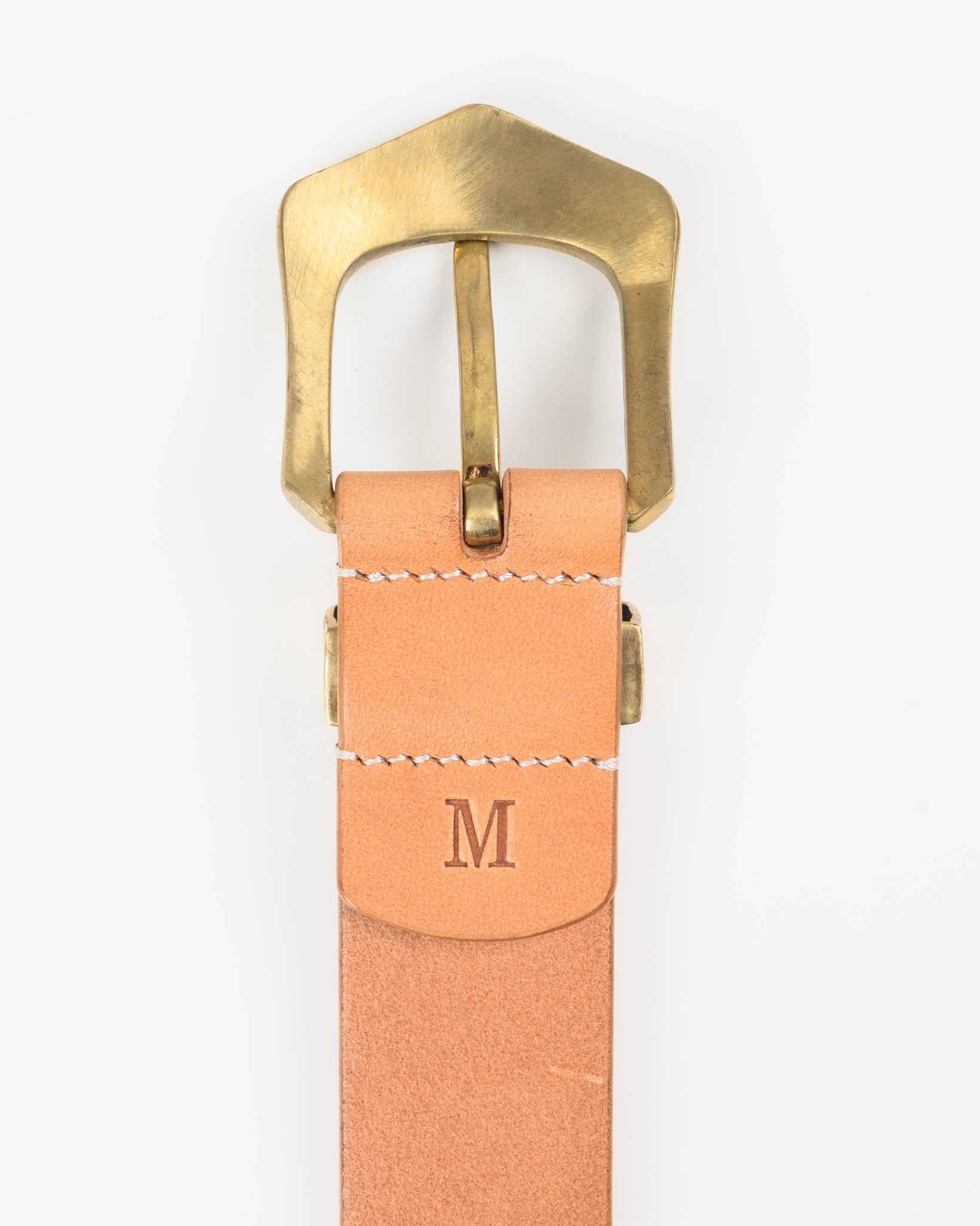 OGL Hand-Hammered Ranger Belt - Natural – Iron Heart