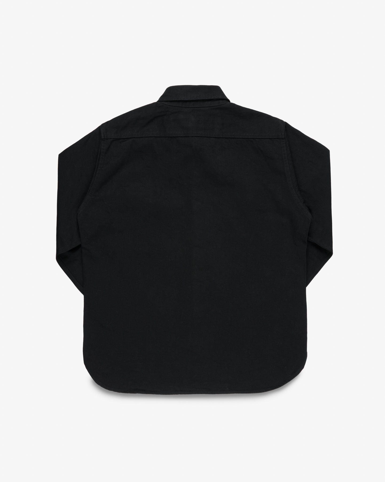 Iron Heart 12oz Selvedge Denim Work Shirt - Black