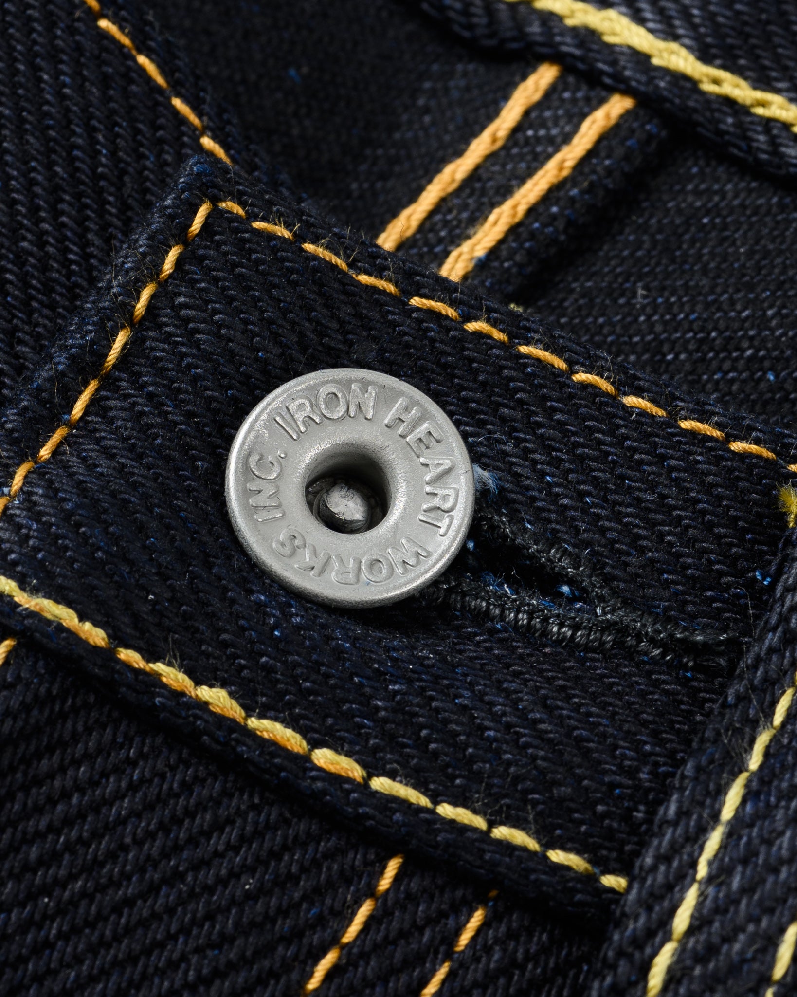 Iron Heart 25oz Selvedge Denim Medium/High Rise Tapered Cut Jeans