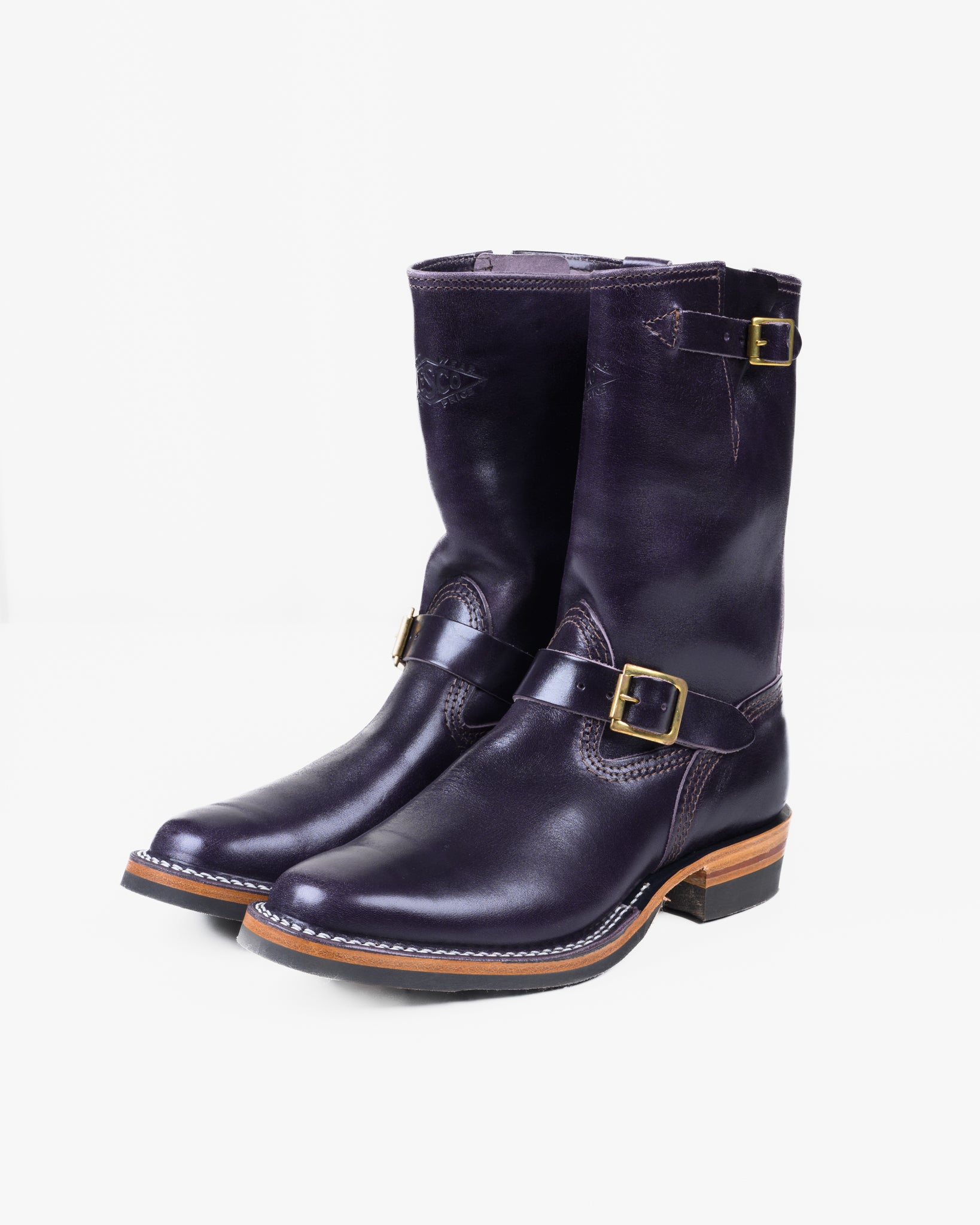 Wesco® - 10" Horsehide  Engineer Boot - Purple. The "Purpetrator"