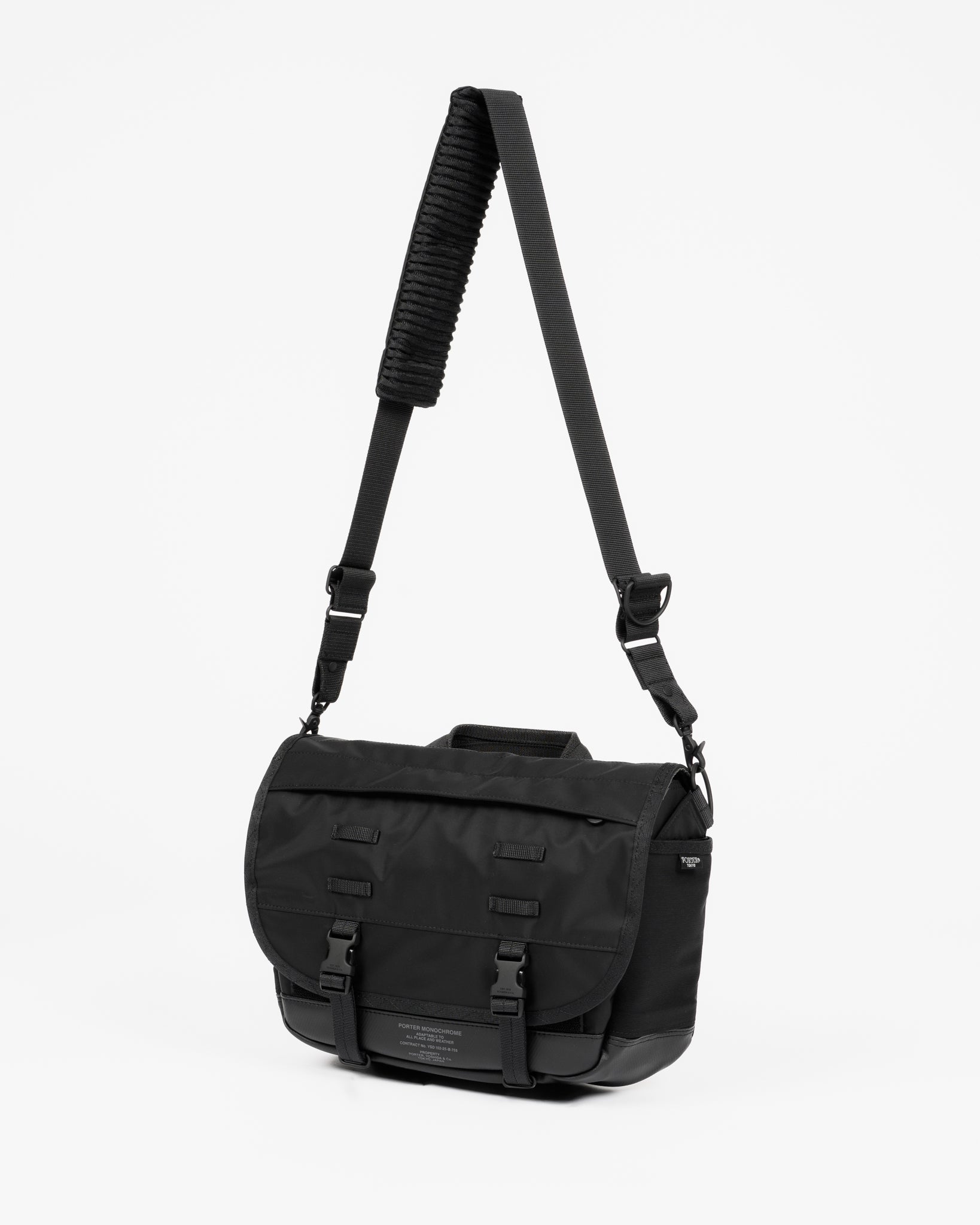 Porter - Yoshida & Co. - Monochrome Messenger Bag (S) - Black