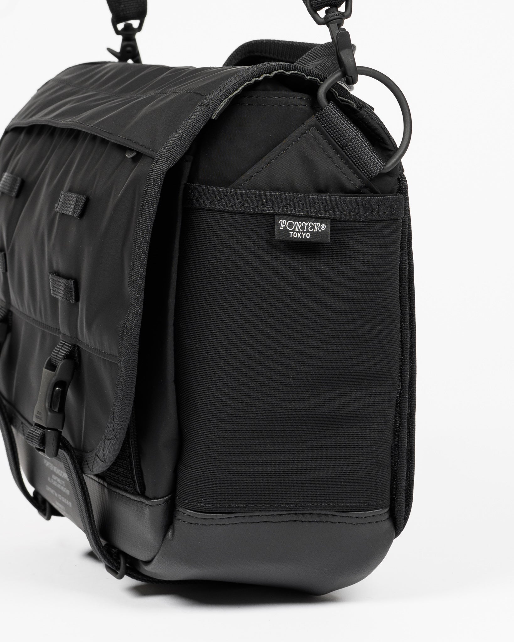 Porter - Yoshida & Co. - Monochrome Messenger Bag (S) - Black
