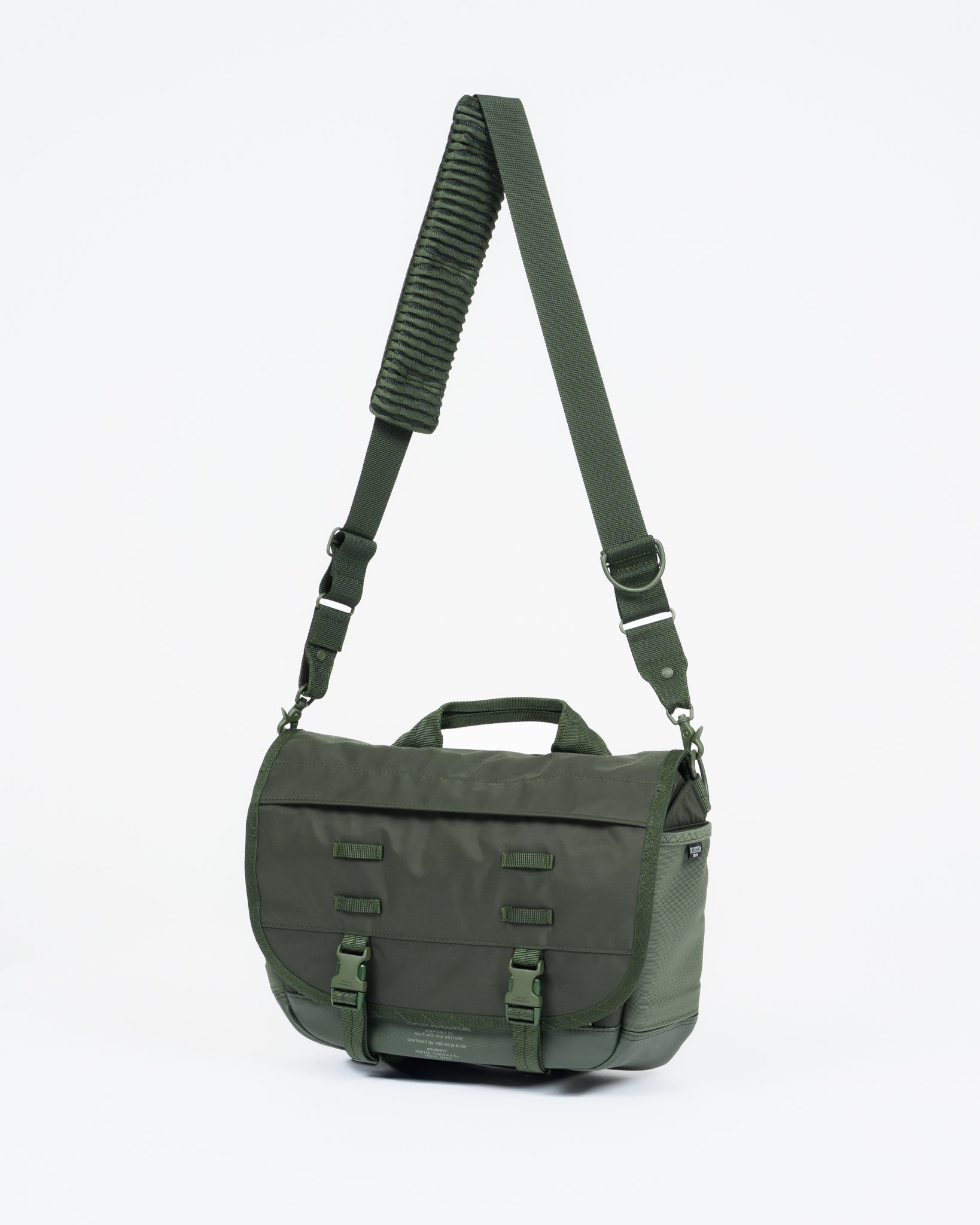 Porter - Yoshida & Co. - Monochrome Messenger Bag (S) - Olive