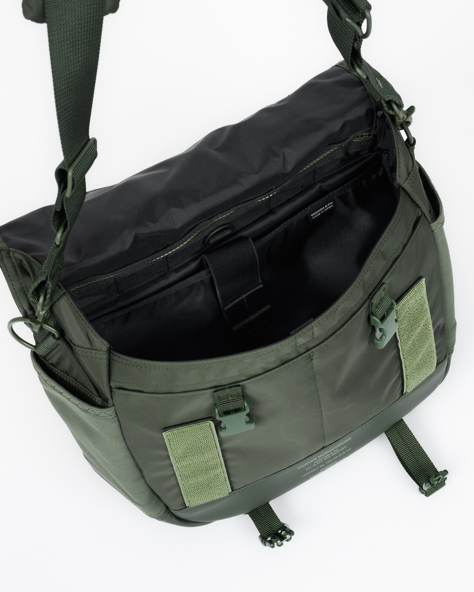 Porter - Yoshida & Co. - Monochrome Messenger Bag (S) - Olive