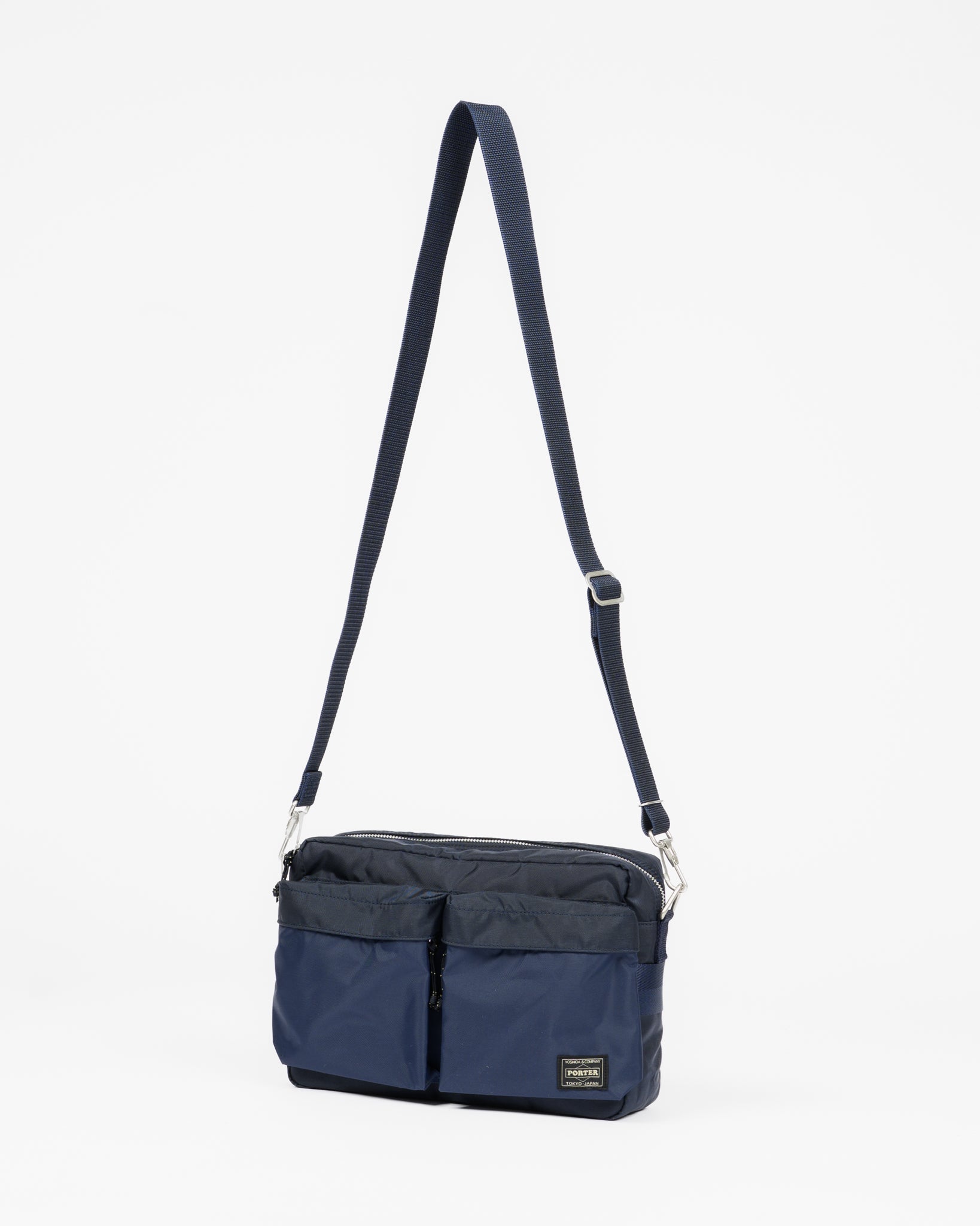 Porter - Yoshida & Co. - Force Shoulder Bag (S) - Navy Blue