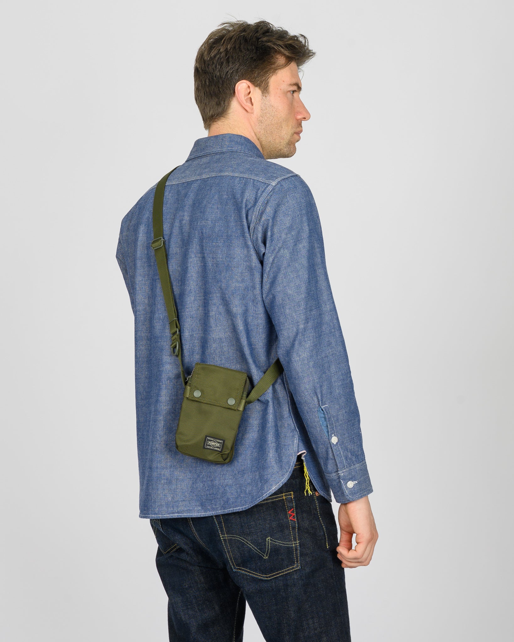 Porter - Yoshida & Co. - Unit Shoulder Bag - Khaki – Iron Heart