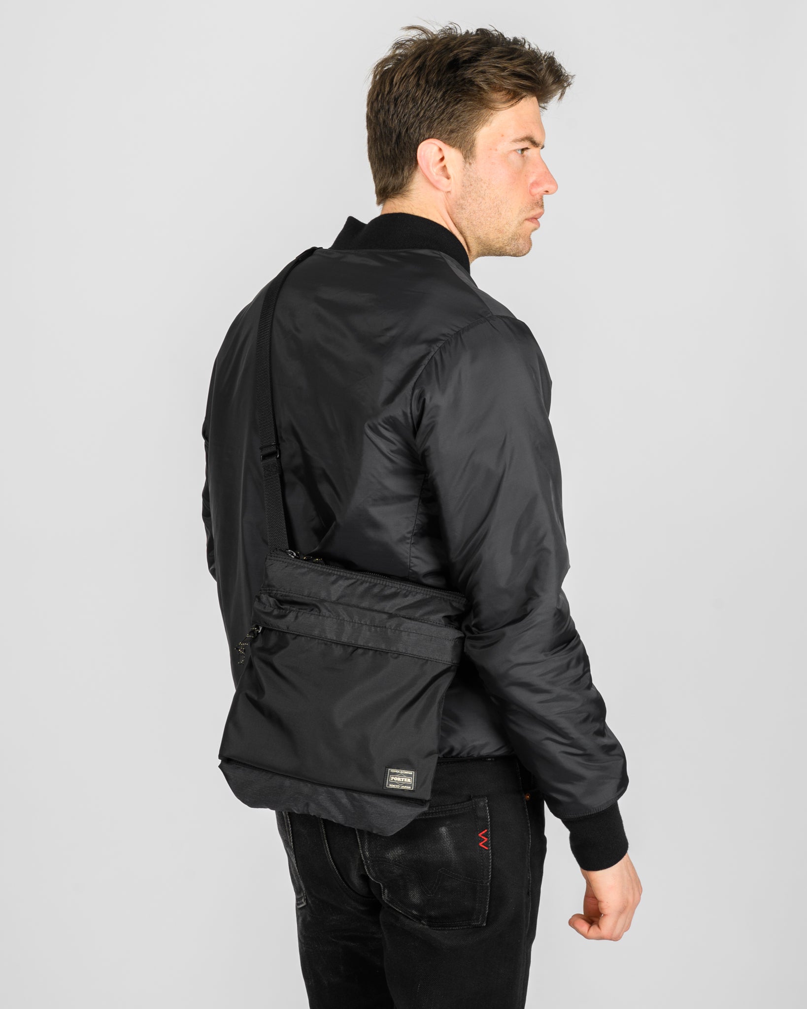 Porter - Yoshida & Co. - Force Shoulder Bag 2 - Black