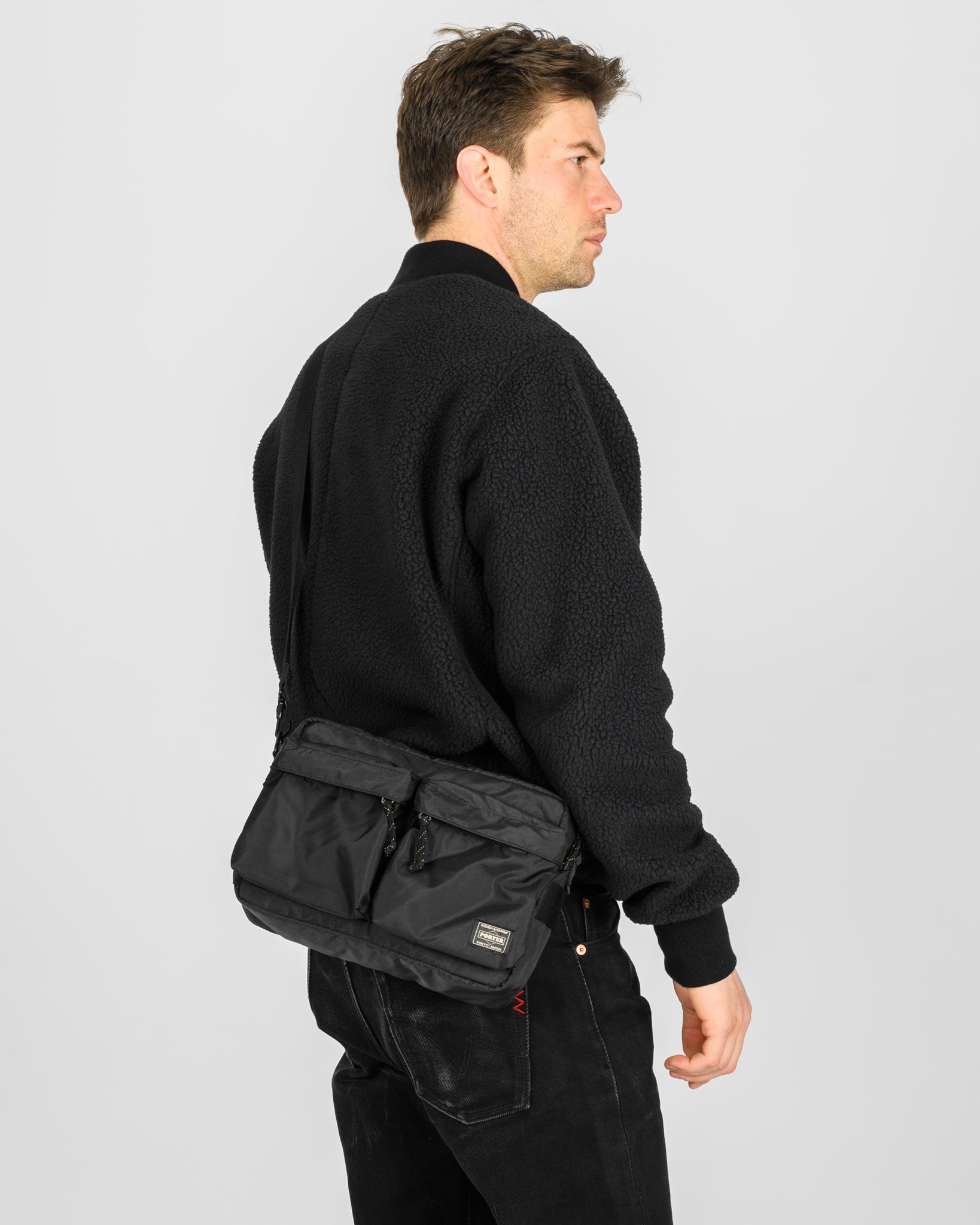 人気】PORTER / TANKER SHOULDER BAG / XL 黒色 大きいサイズ 人気 