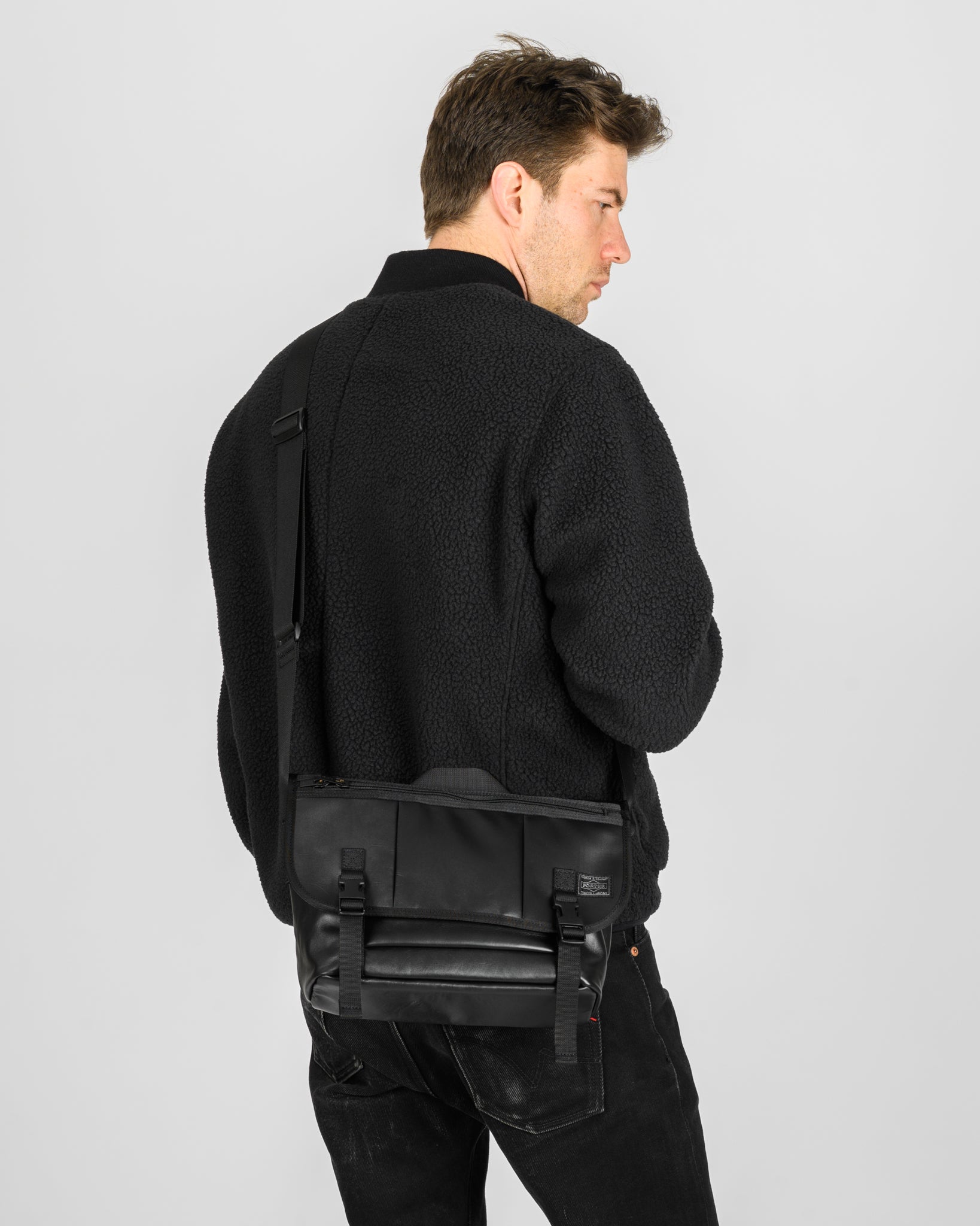 Porter - Yoshida & Co. - Aloof Messenger Bag - Black – Iron Heart