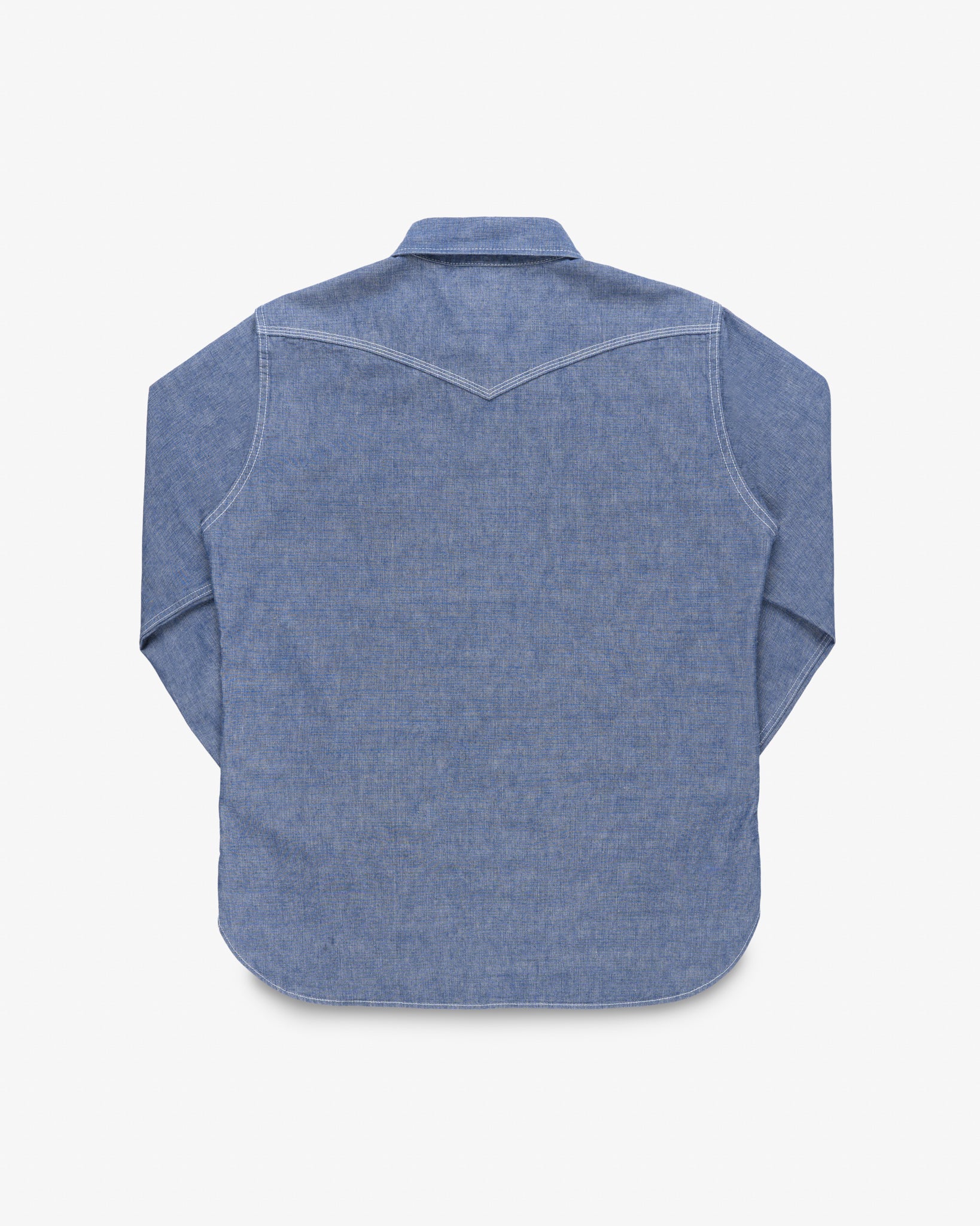 Iron Heart Japanese 10oz Selvedge Chambray Single Yoke Western