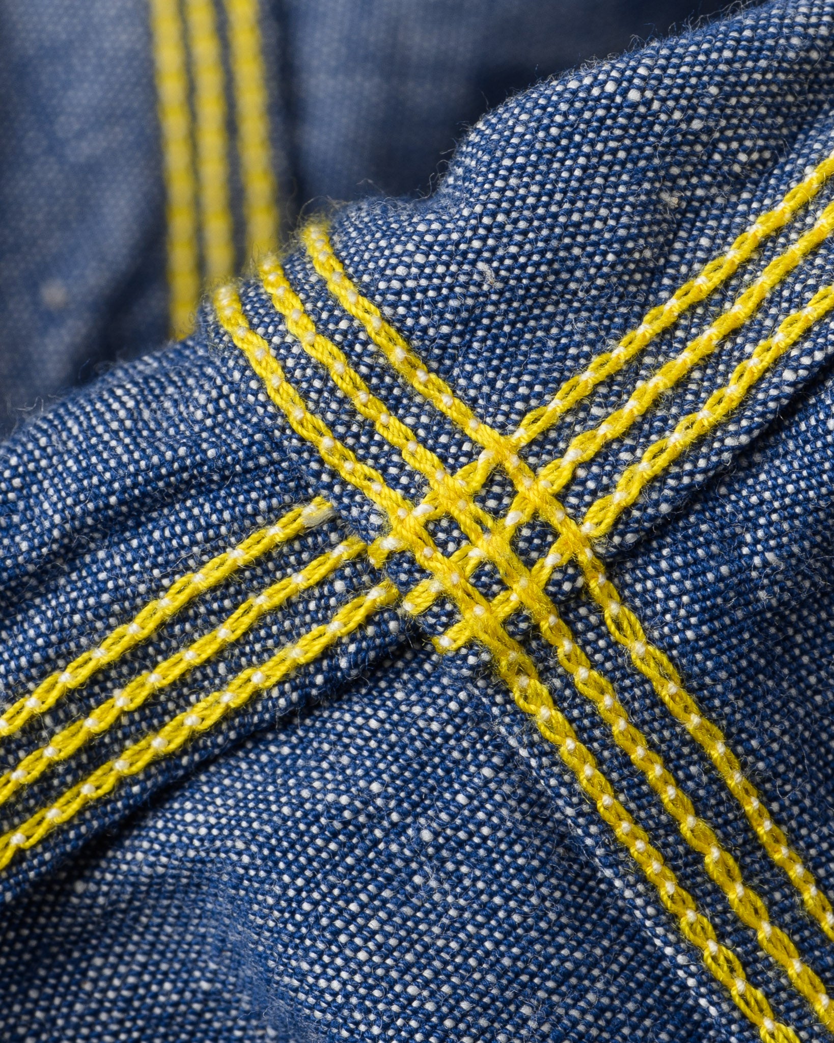 10oz Selvedge Chambray Work Shirt - Blue – Iron Heart