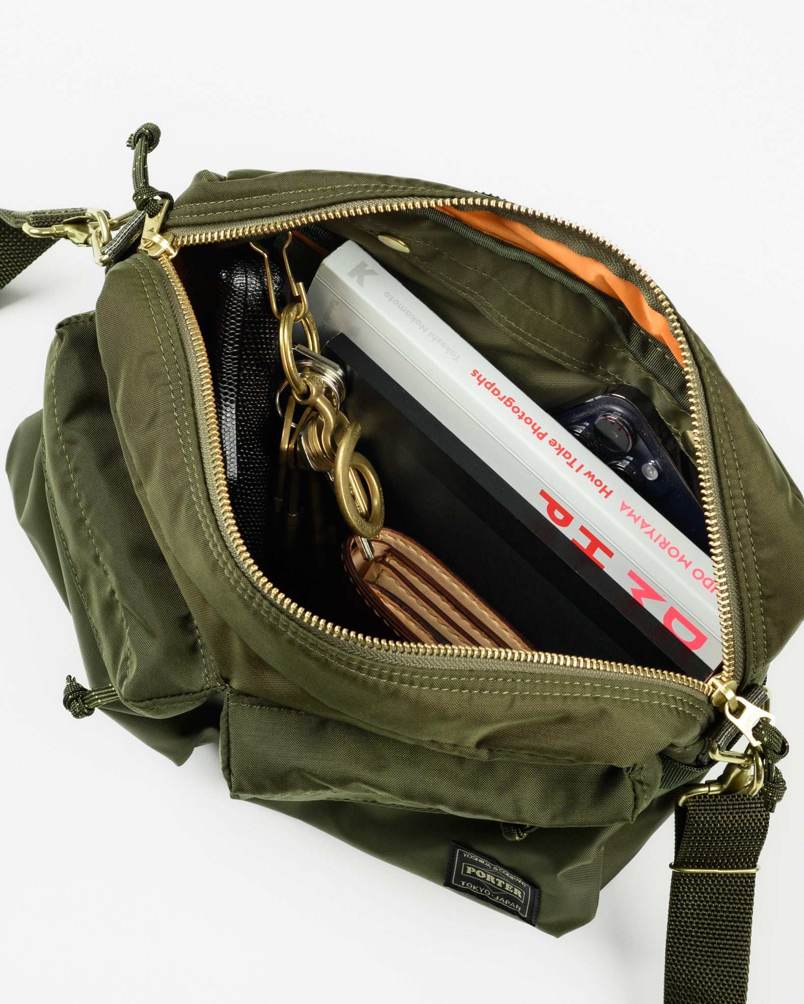 Porter - Yoshida & Co. - Force Small Shoulder Bag - Olive – Iron Heart