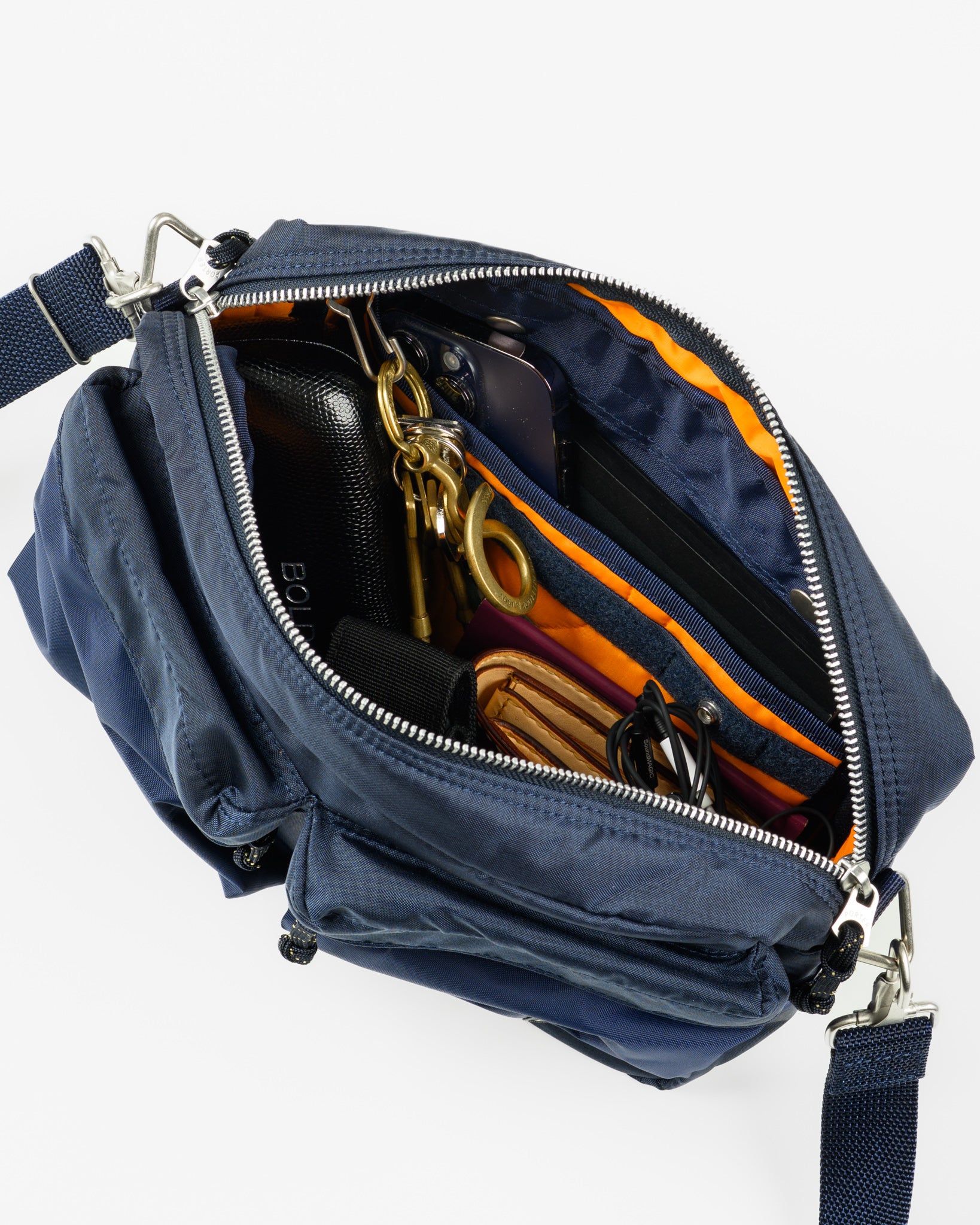 バッグ navy co Porter - Yoshida & Co. - Force Small Shoulder Bag - Navy Blue