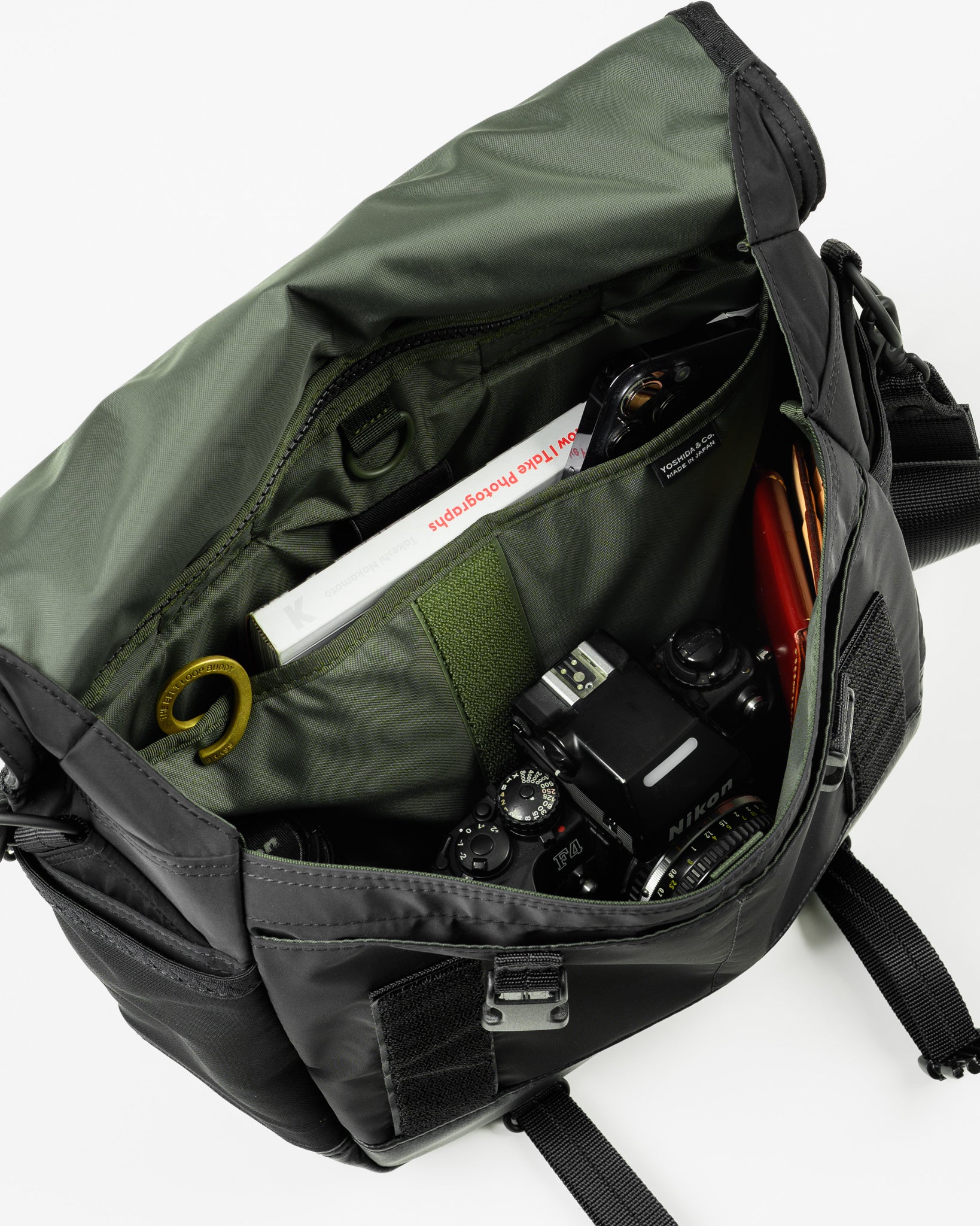 Porter - Yoshida & Co. - Monochrome Messenger Bag (S) - Black
