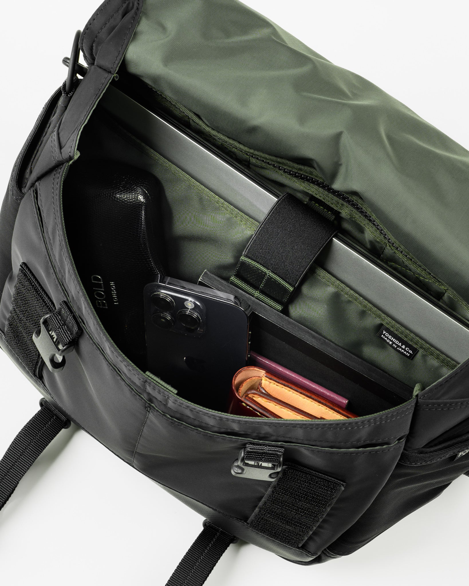 Porter - Yoshida & Co. - Monochrome Messenger Bag (S) - Black