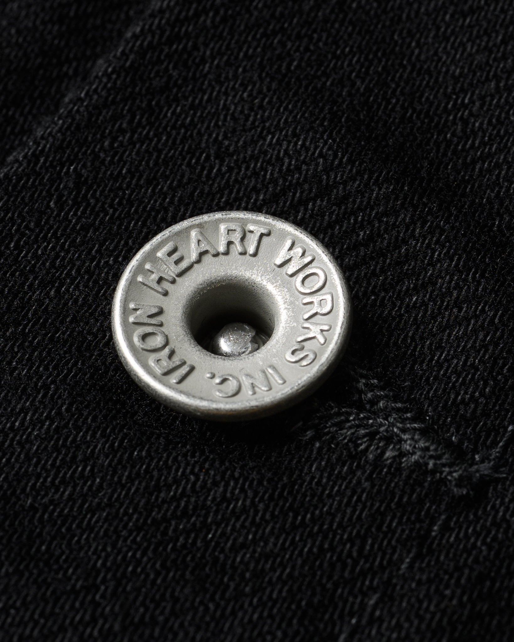 14oz Selvedge Denim Modified Type III Jacket - Black/Black – Iron