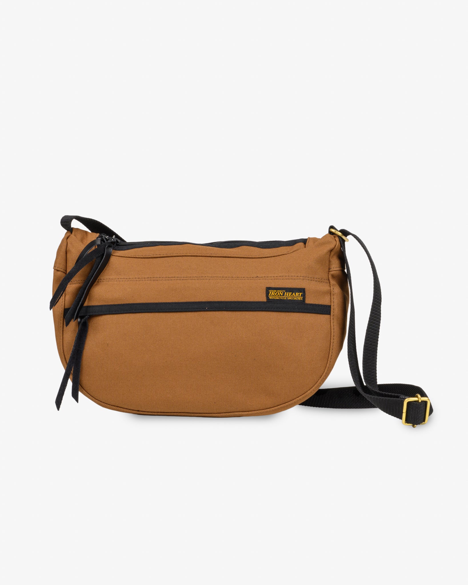 17oz Duck Small Shoulder Bag - Brown