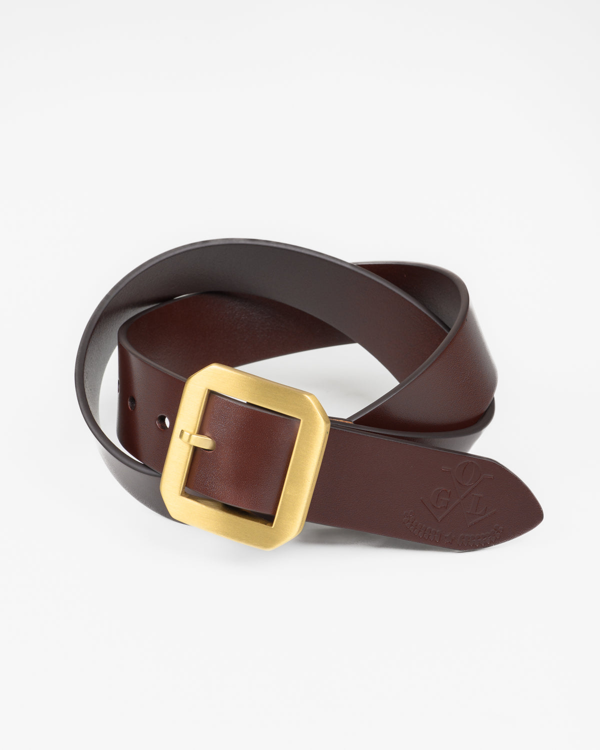 OGL Single Prong Garrison Buckle Leather Belt