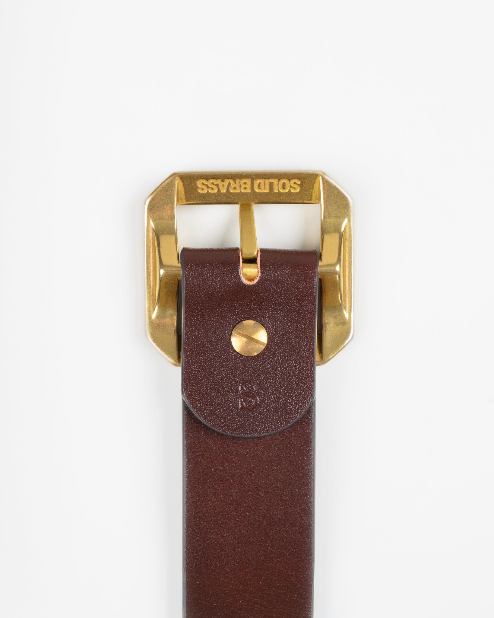 Obbi Good Label Full-Dyed Leather Single Prong Belt – Iron Heart