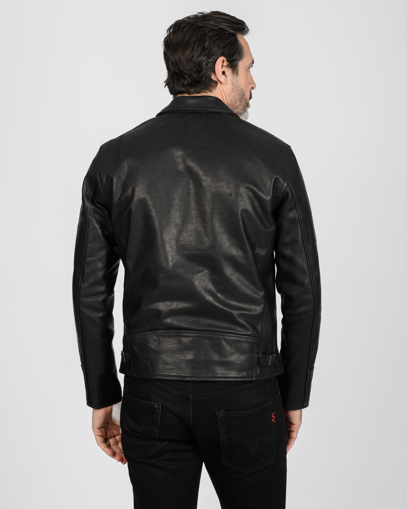 Iron Heart x Simmons Bilt Horsehide Savannah Jacket - Black