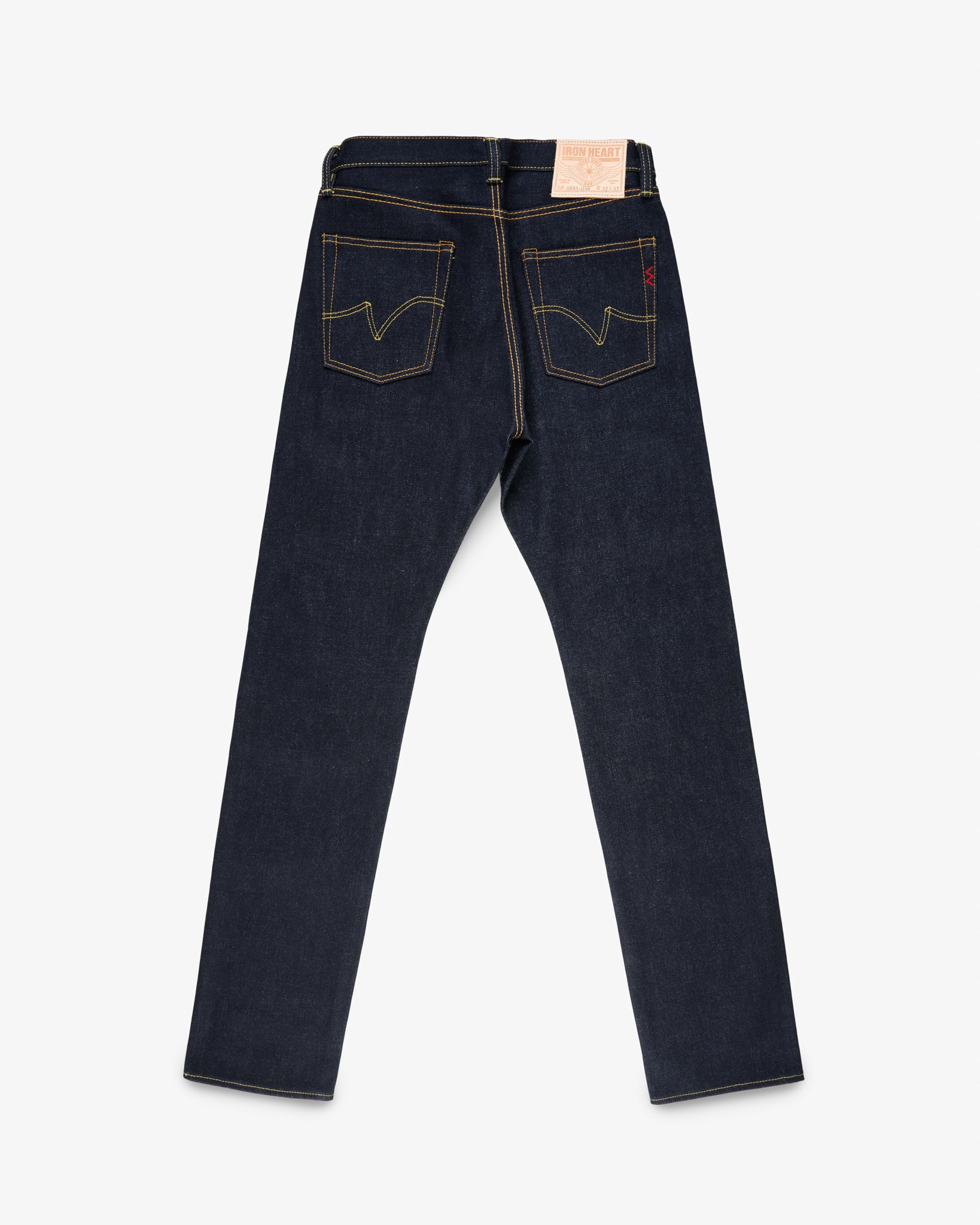 Iron Heart 21/23oz Ultra Heavy Raw Selvedge Denim Medium/High Rise