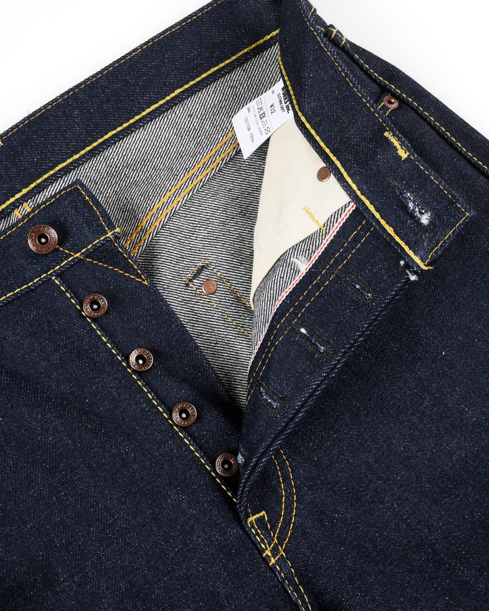Iron Heart 21/23oz Ultra Heavy Raw Selvedge Denim Medium/High Rise
