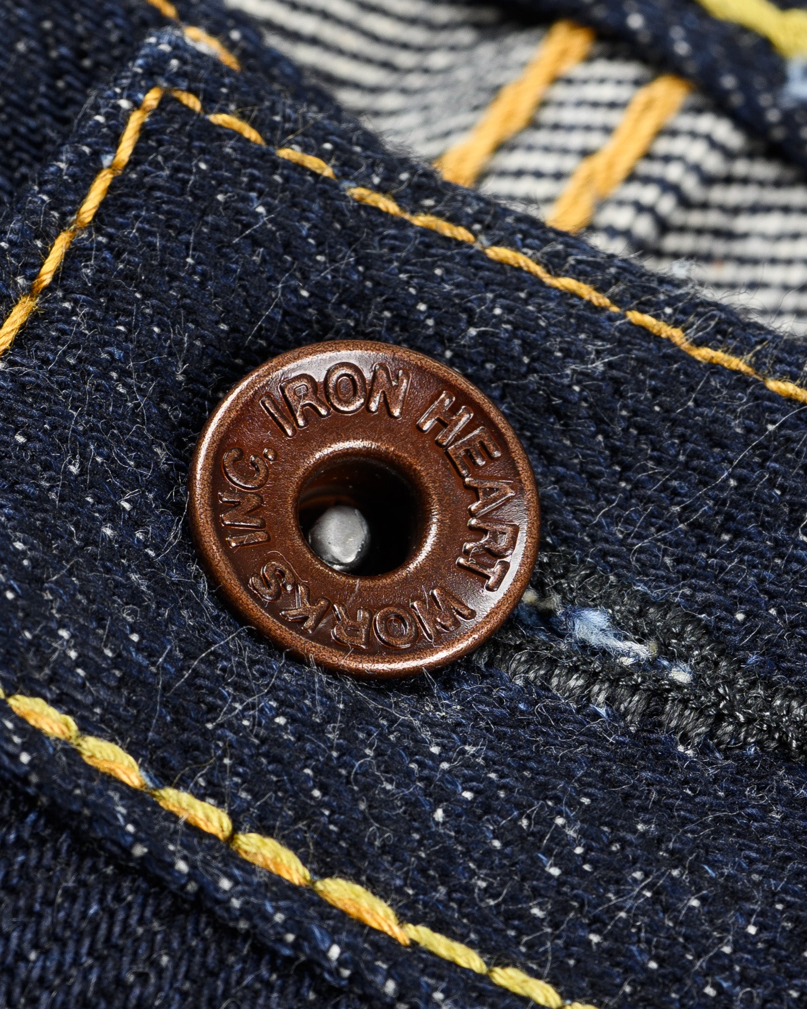 Iron Heart 21/23oz Ultra Heavy Raw Selvedge Denim Medium/High Rise