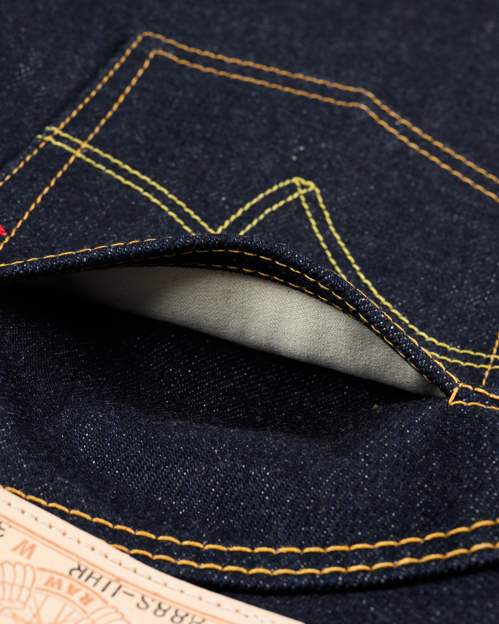 Iron Heart 21/23oz Ultra Heavy Raw Selvedge Denim Medium/High Rise