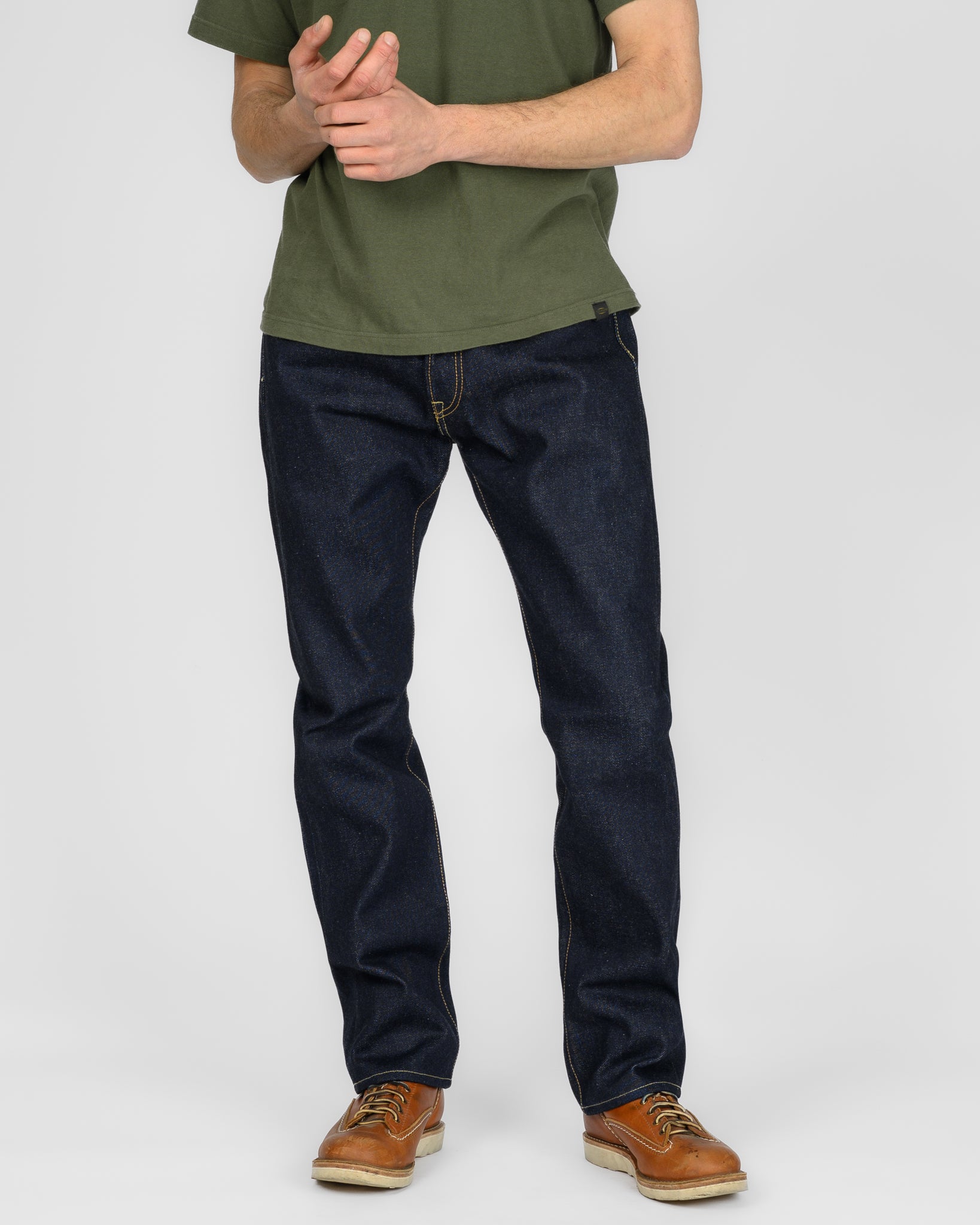 Iron Heart 21/23oz Ultra Heavy Raw Selvedge Denim Medium/High Rise