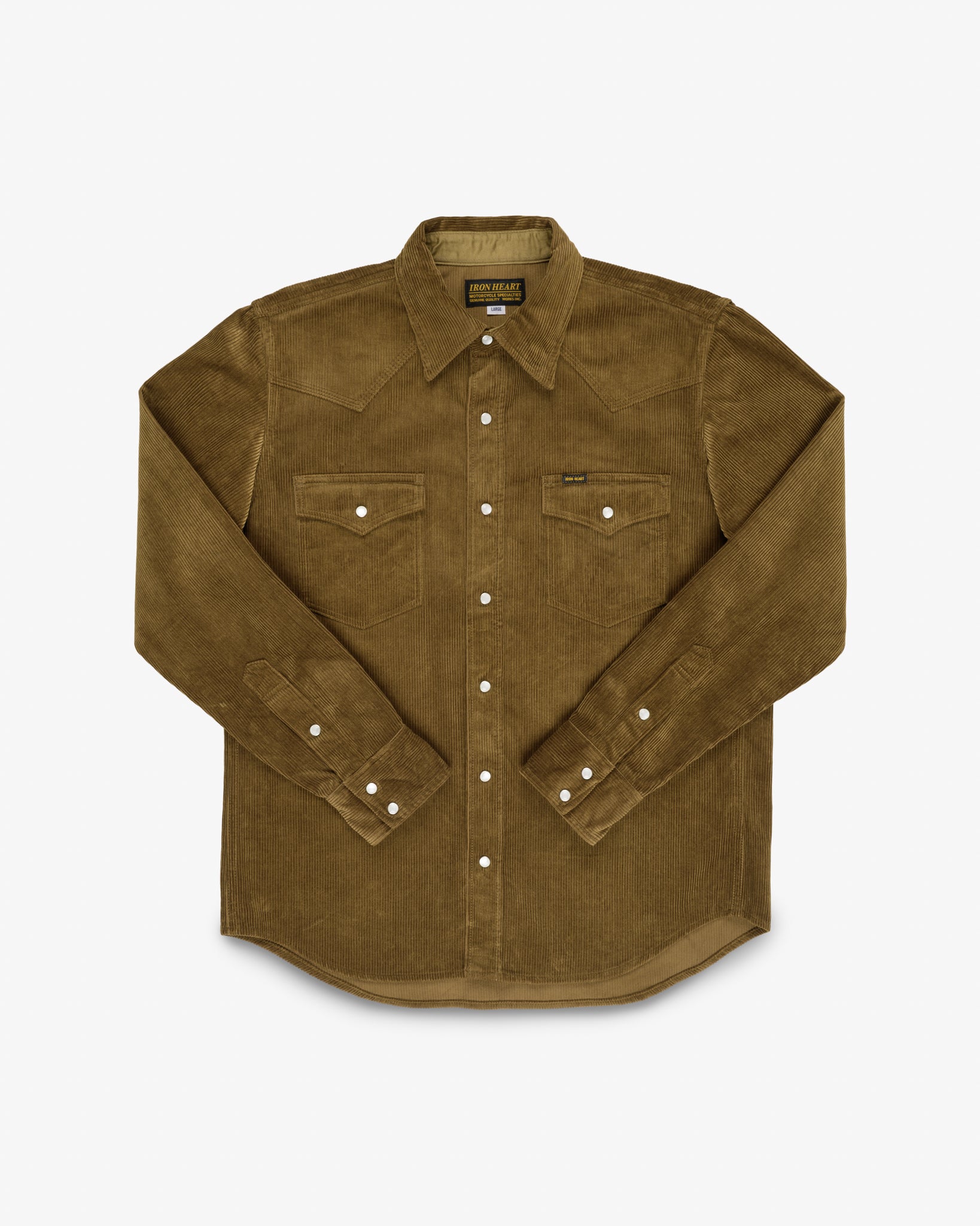 11oz Corduroy Western Shirt - Camel