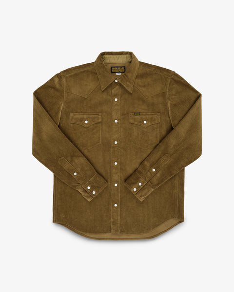 11oz Corduroy Western Shirt - Camel – Iron Heart