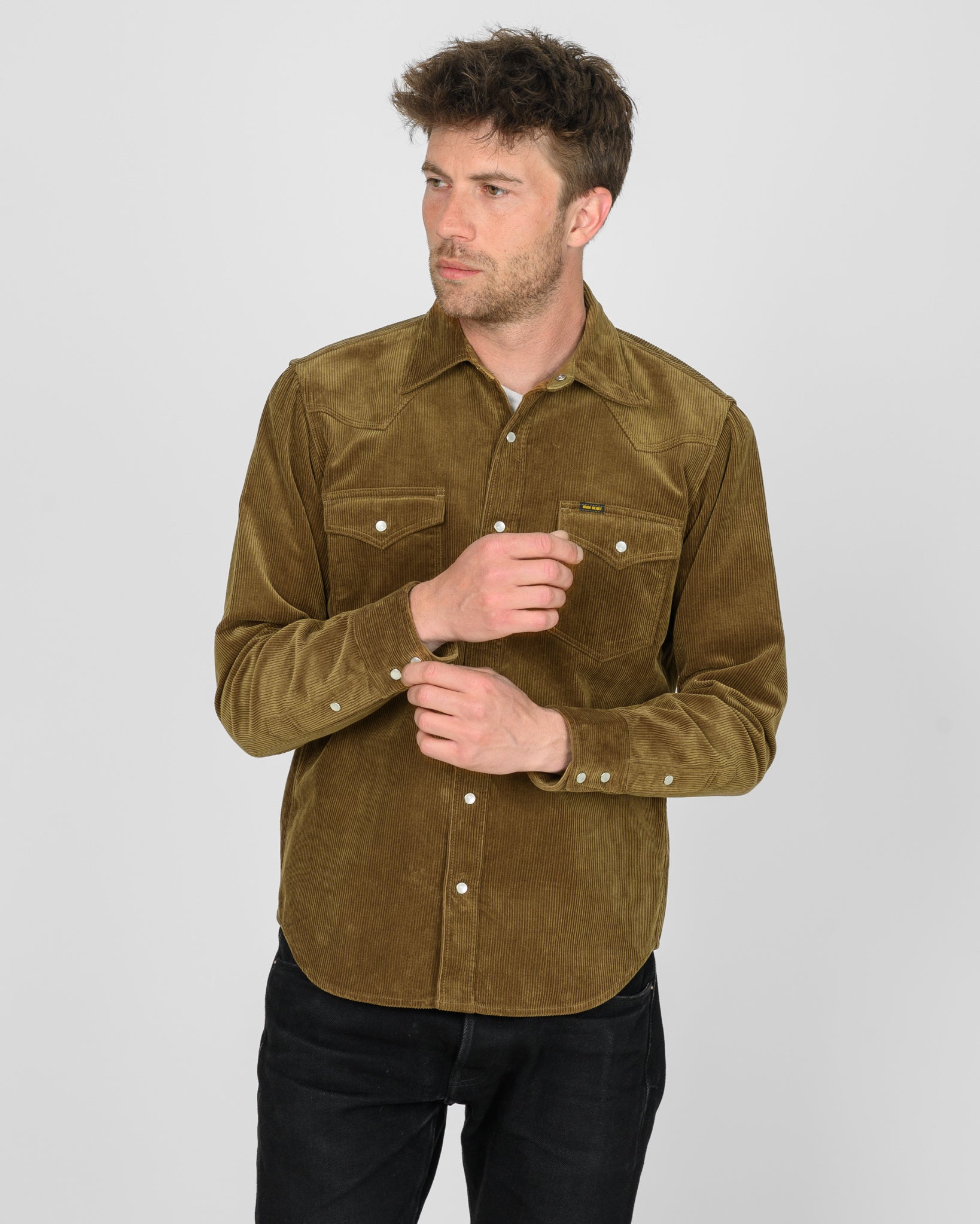 11oz Corduroy Western Shirt - Camel