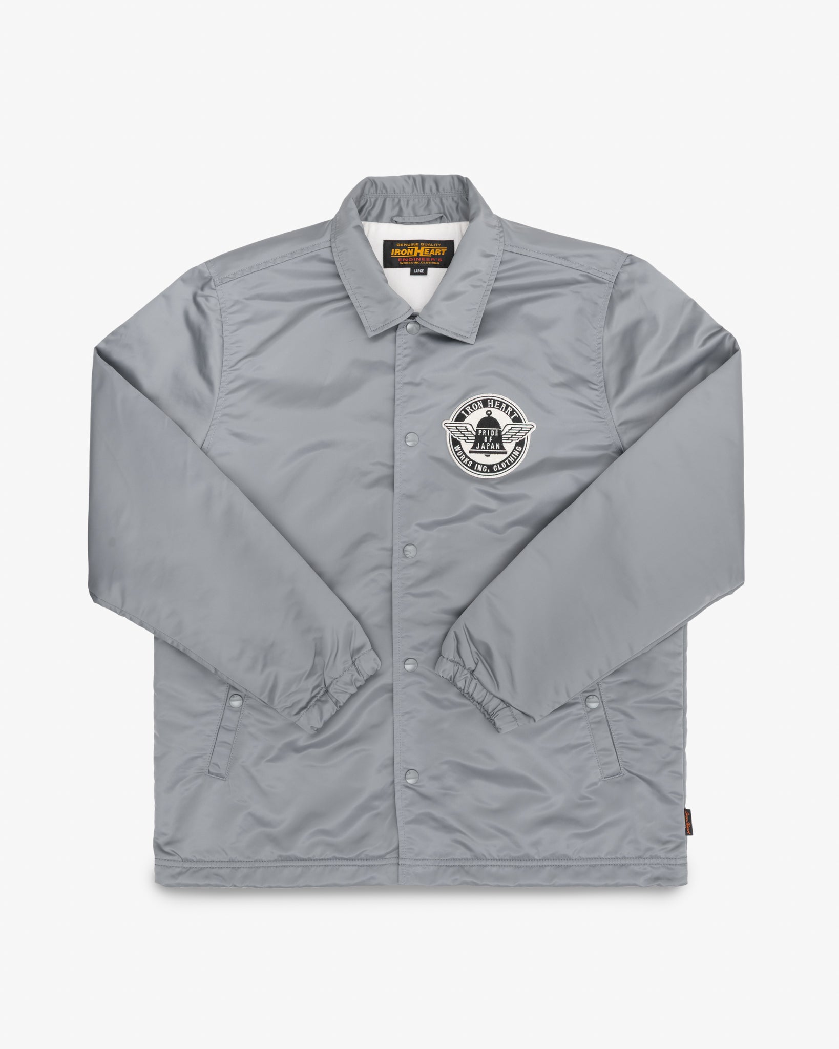4.8oz Nylon Coach Jacket - Grey