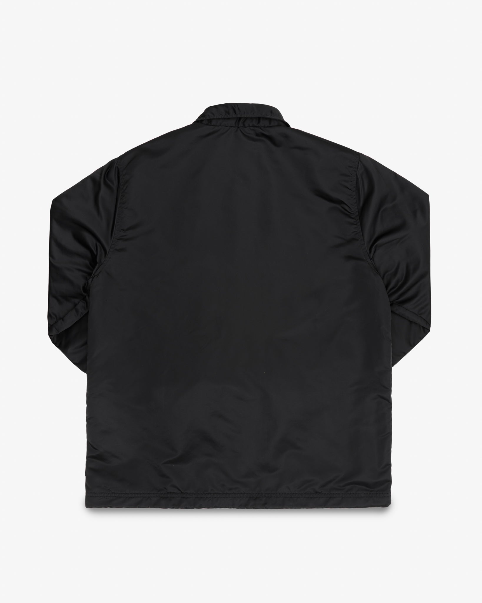 4.8oz Nylon Coach Jacket - Black – Iron Heart