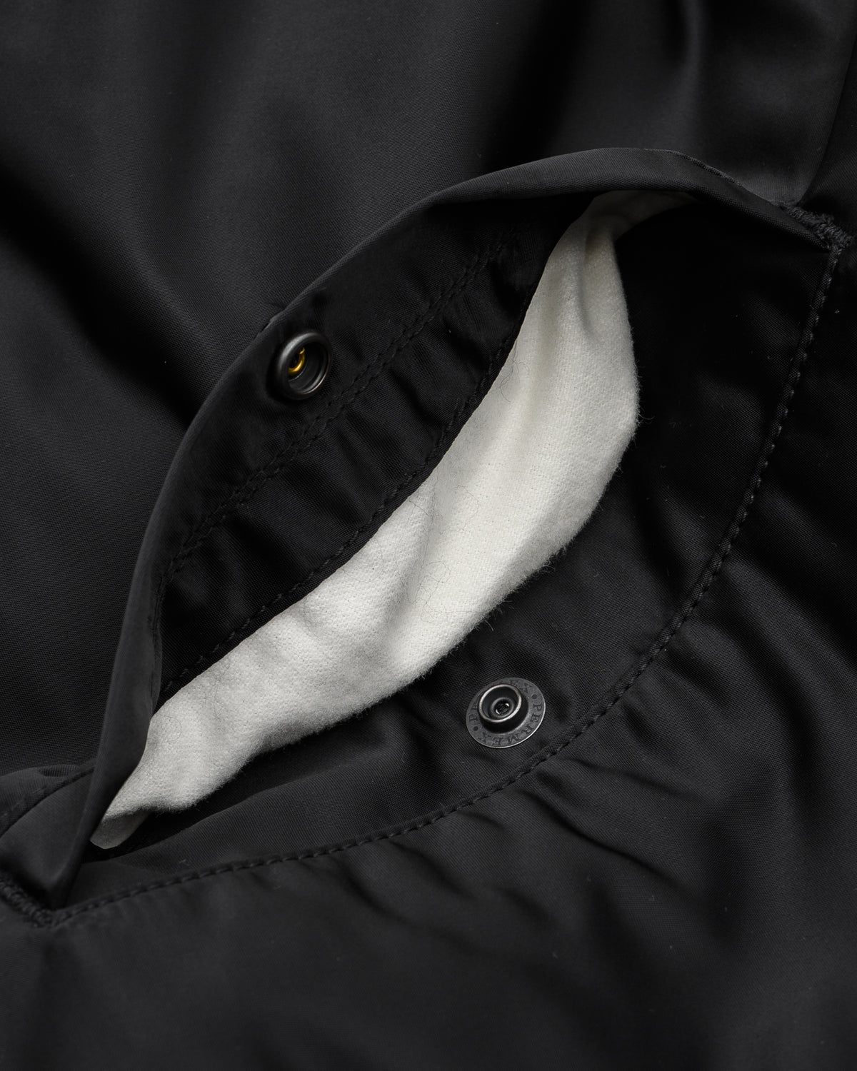 4.8oz Nylon Coach Jacket - Black – Iron Heart