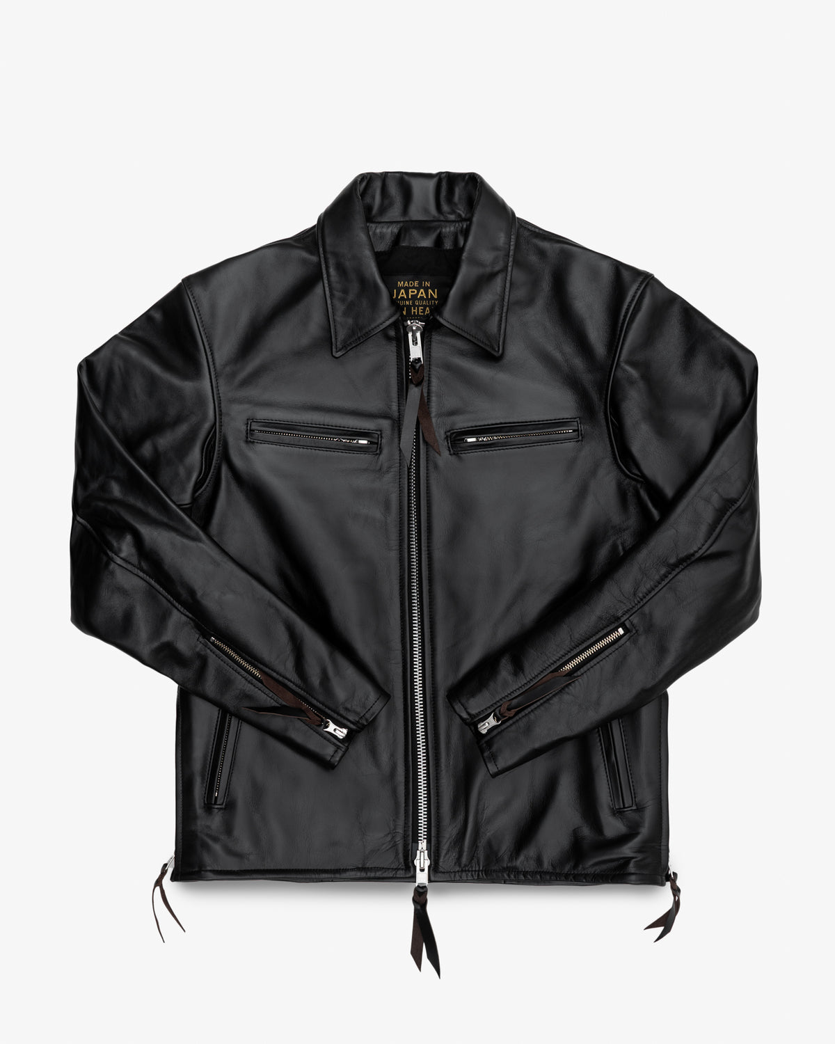 Japanese Horsehide Riders Jacket Collar