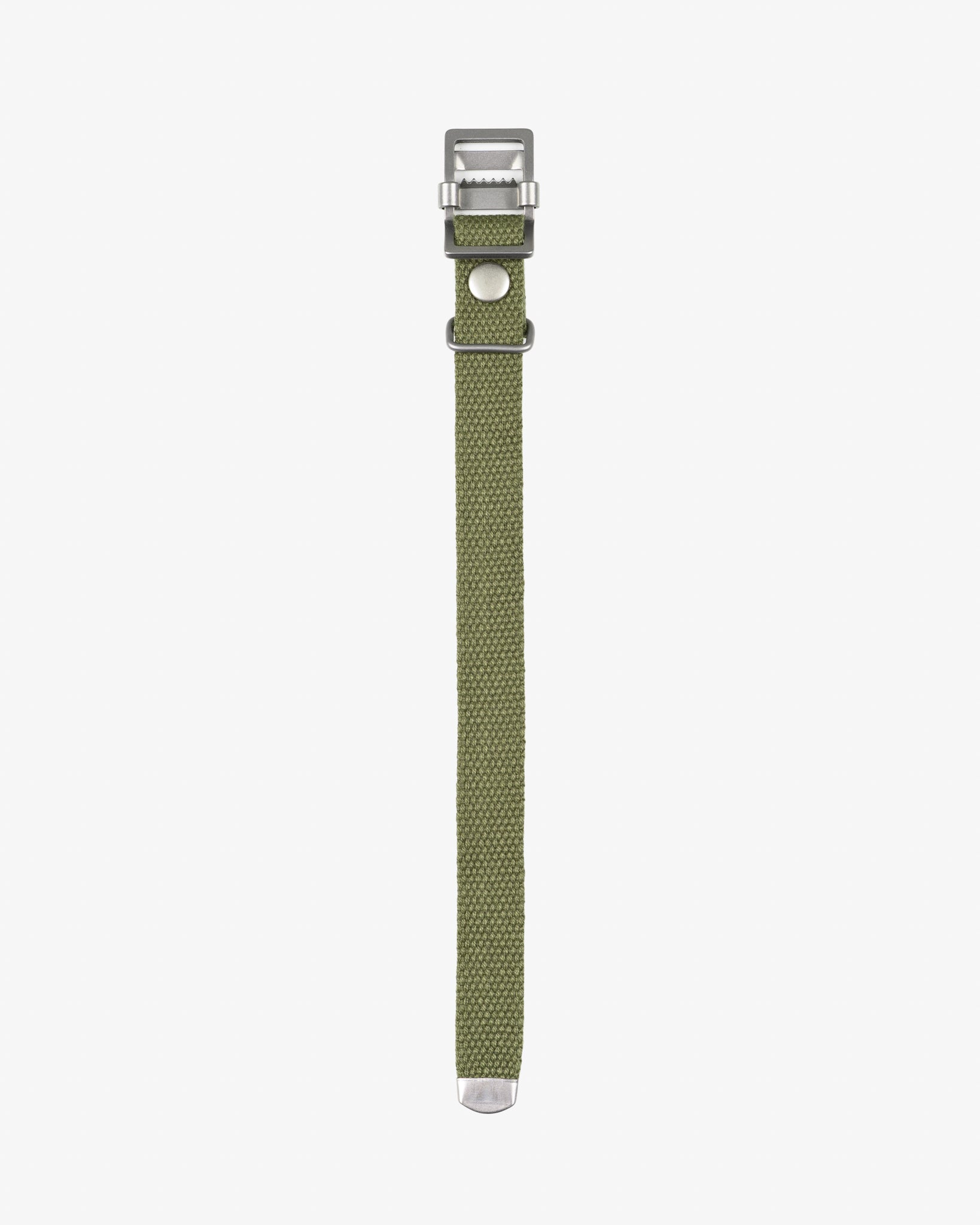 OGL Japanese Heavy Cotton Duck Watch Strap - Olive