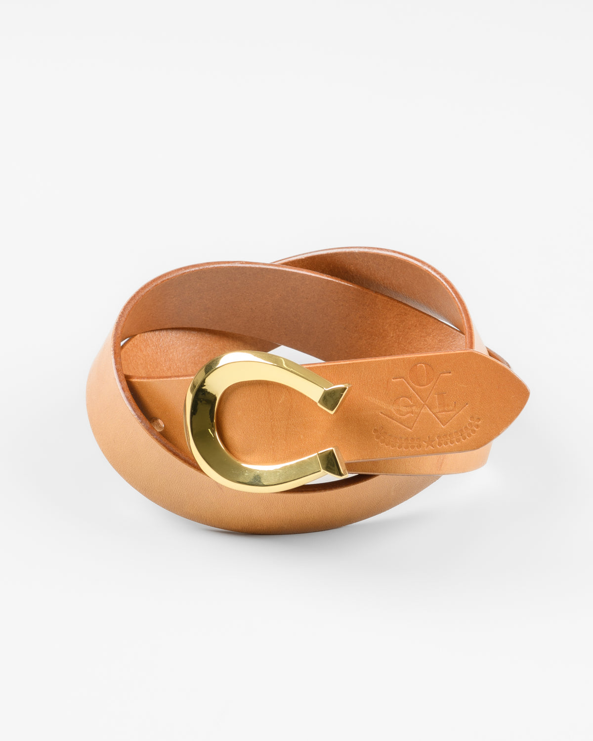 OGL Horseshoe Belt Buckle - Brass