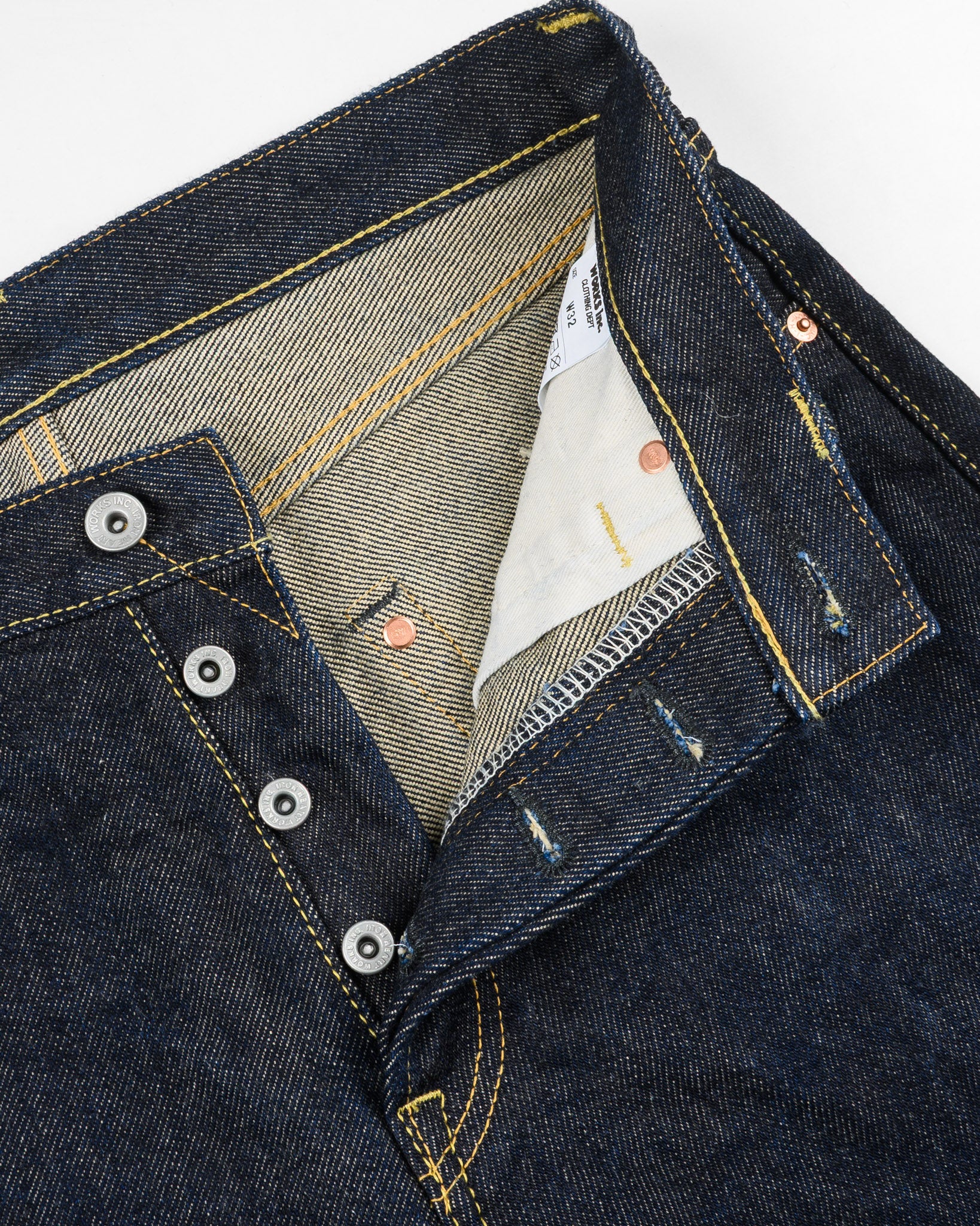 Iron Heart 21oz Selvedge Denim Straight Cut Jeans - Indigo