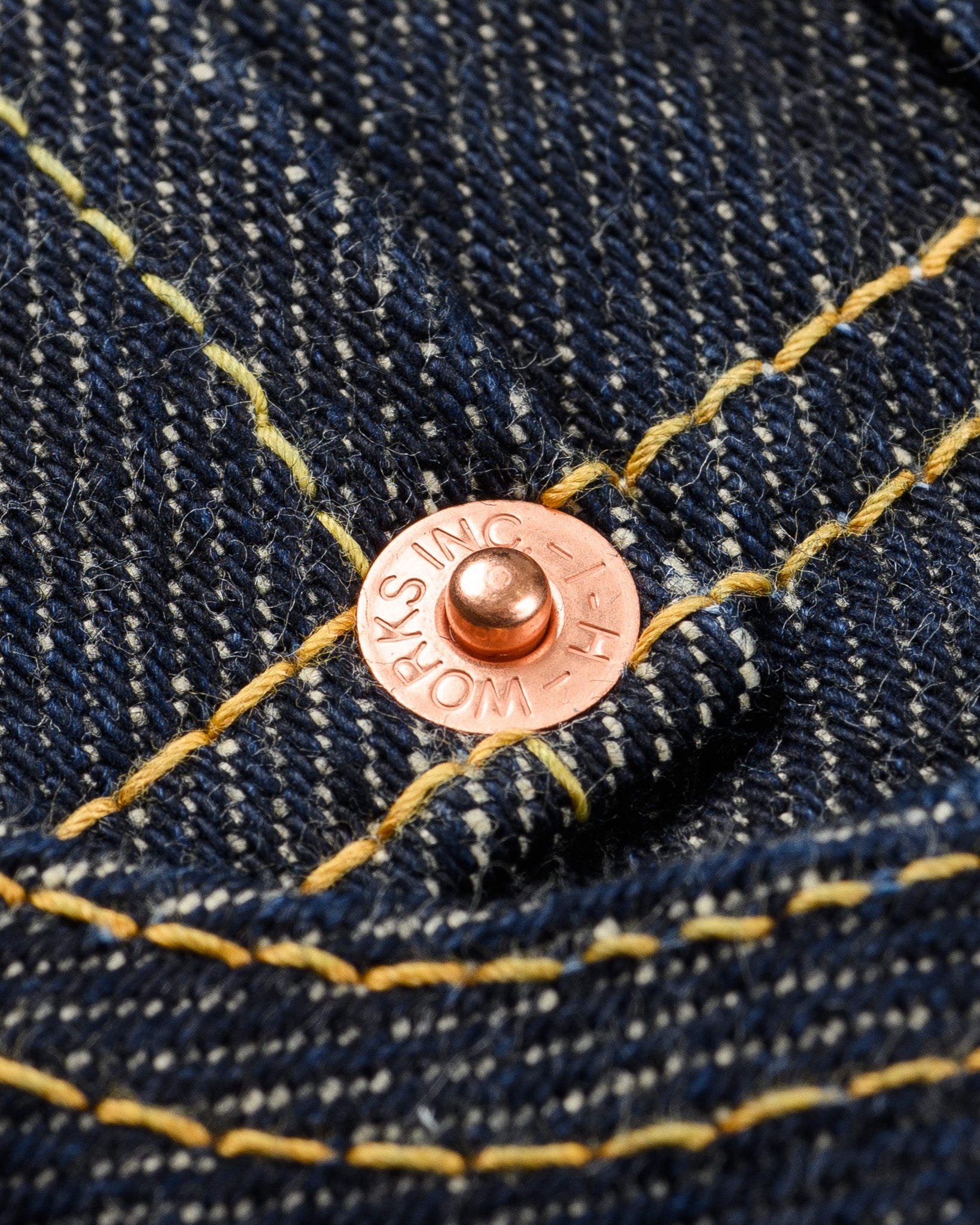 Iron Heart 21oz Selvedge Denim Straight Cut Jeans - Indigo