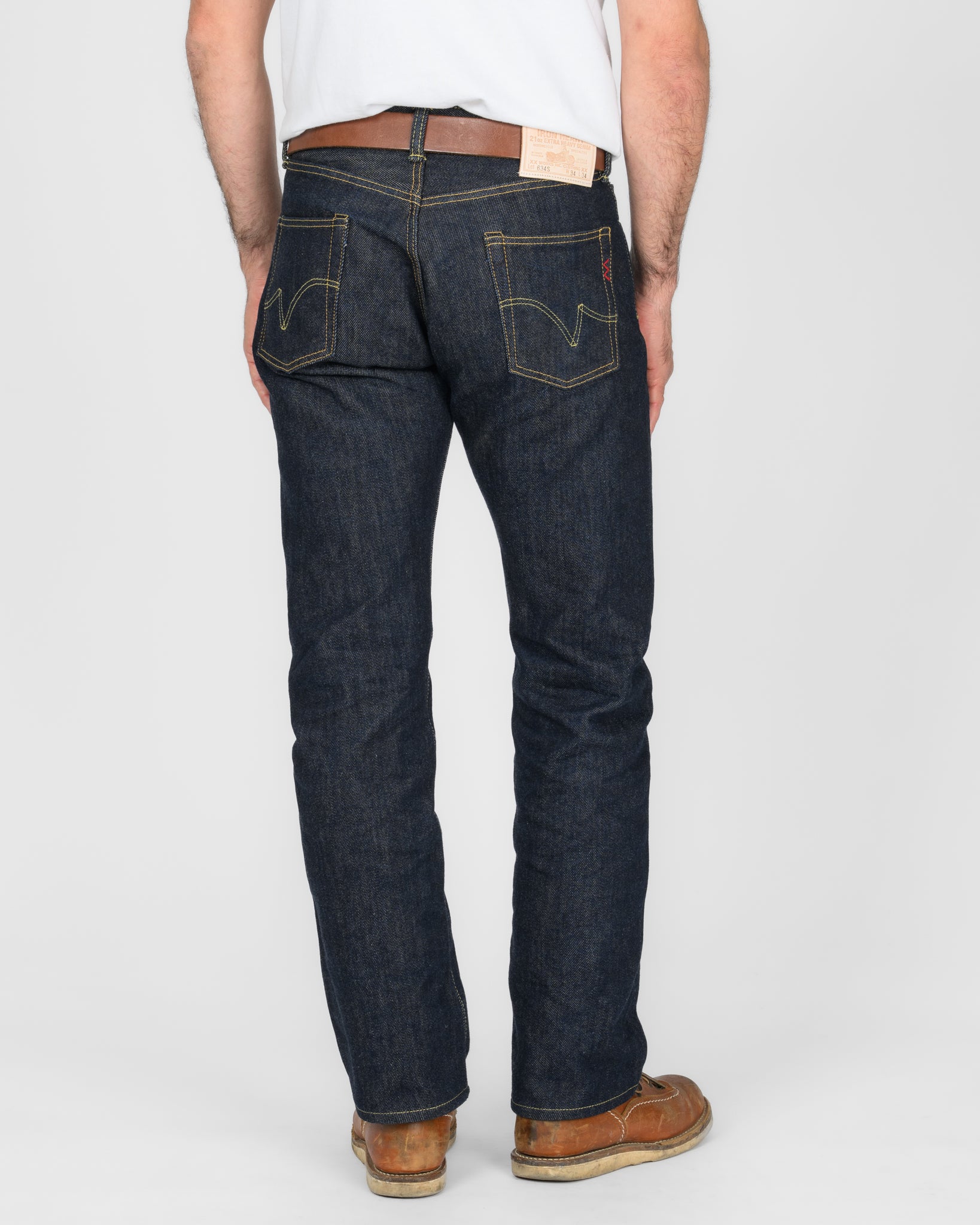 Iron Heart 21oz Selvedge Denim Straight Cut Jeans - Indigo