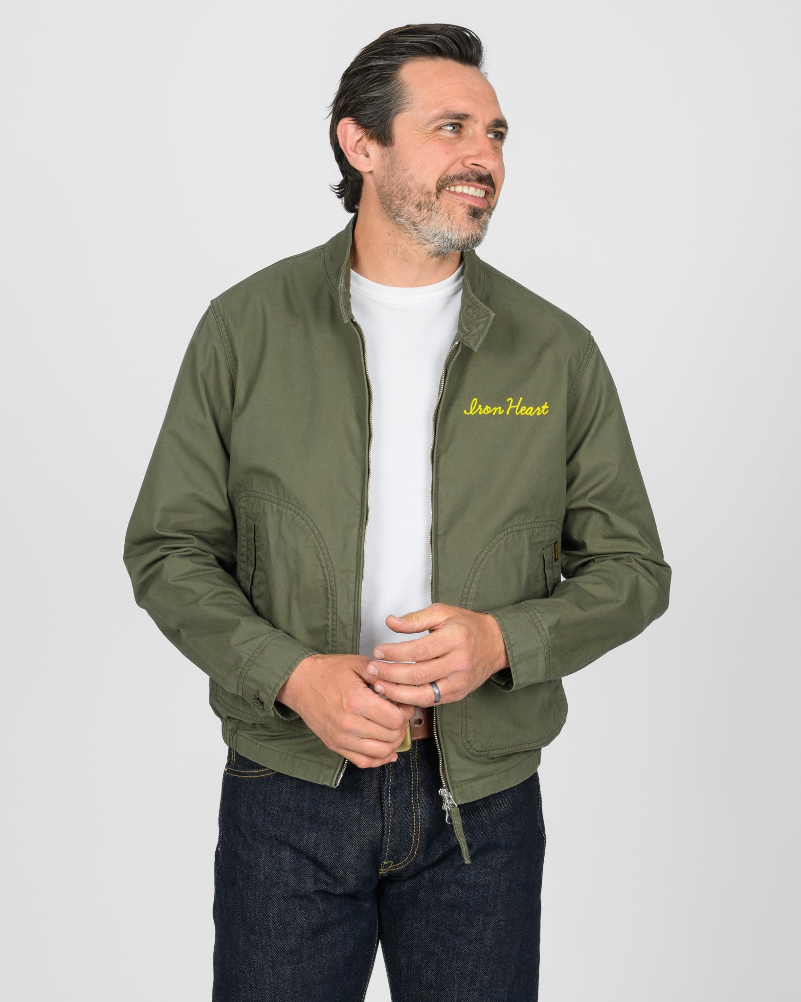 6.2oz Serge Drizzler Jacket - Olive Drab Green