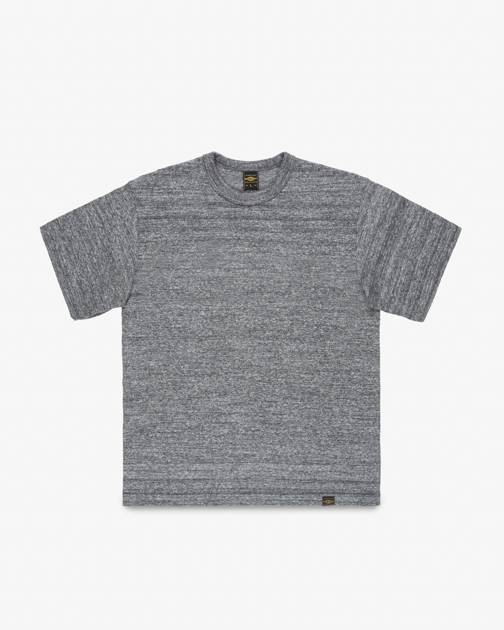 6.5oz Loopwheel Crew Neck T-Shirt - Marl Grey