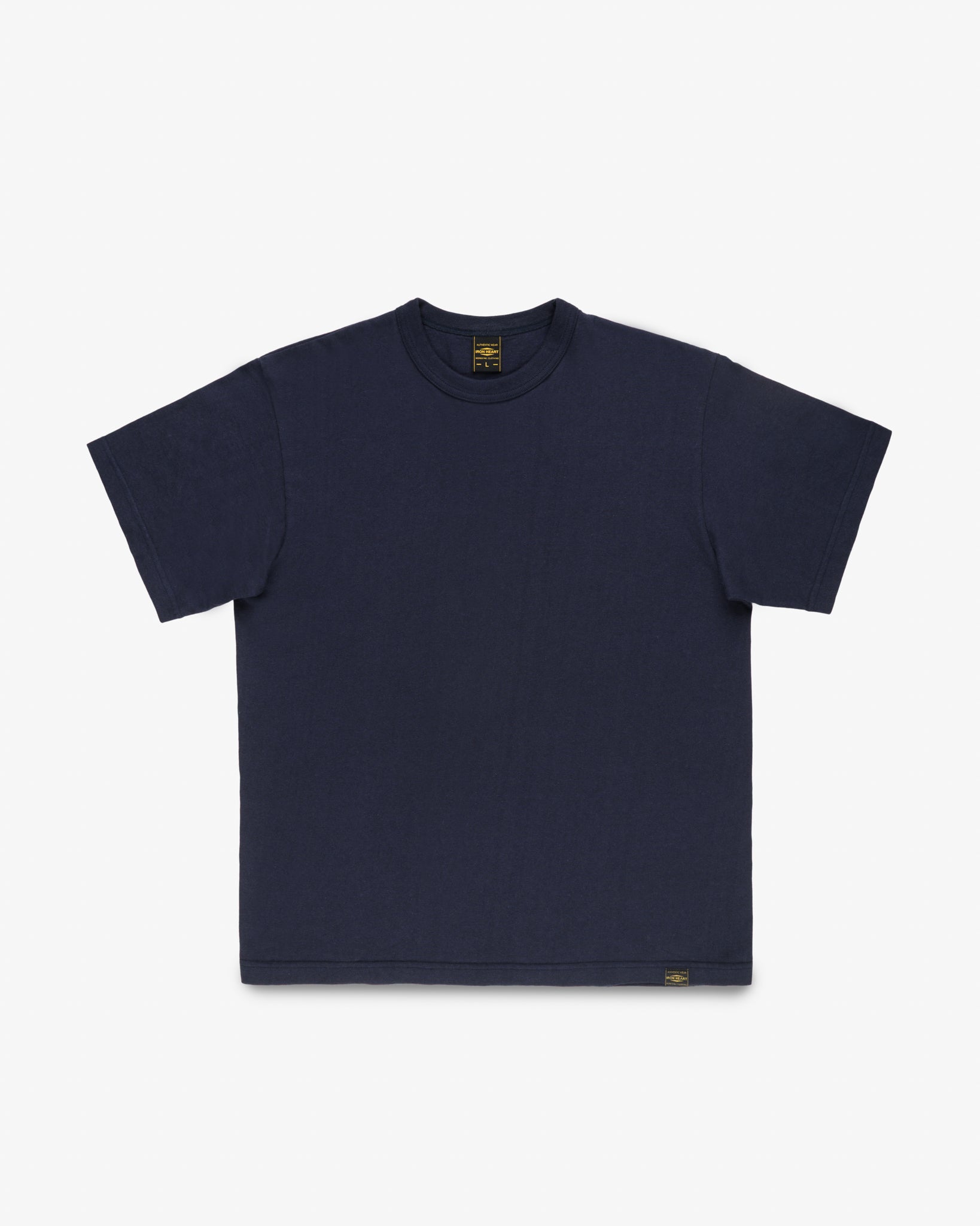 6.5oz Loopwheel Crew Neck T-Shirt - Navy