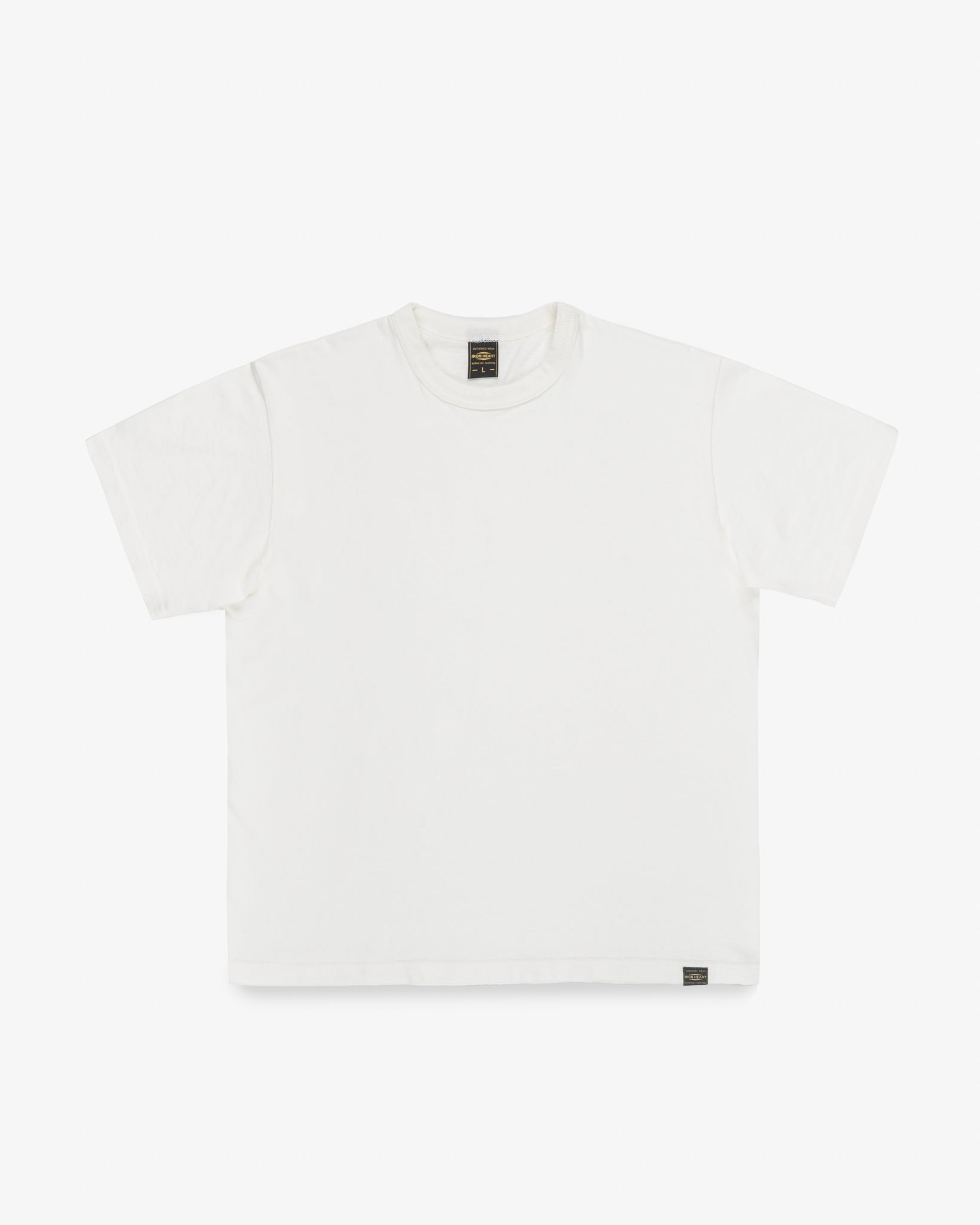 6.5oz Loopwheel Crew Neck T-Shirt - White