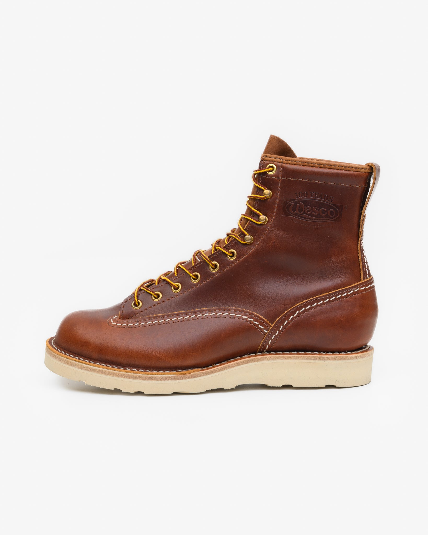 90s 旧ロゴ Wesco Jobmaster 8inc Red wood Iron Heart Int'l x Wesco® - 8