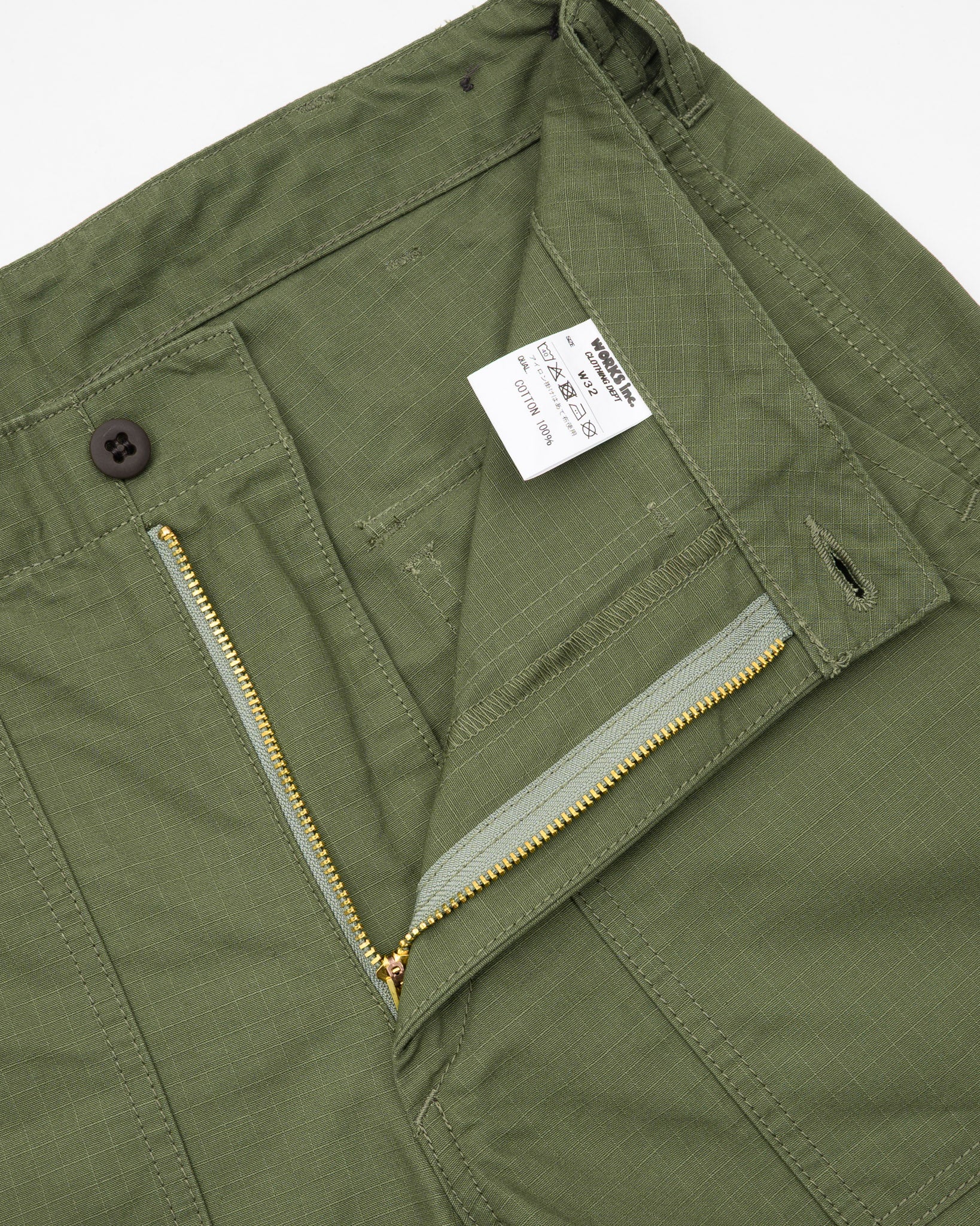 8oz Ripstop Baker Pants - Army Green – Iron Heart