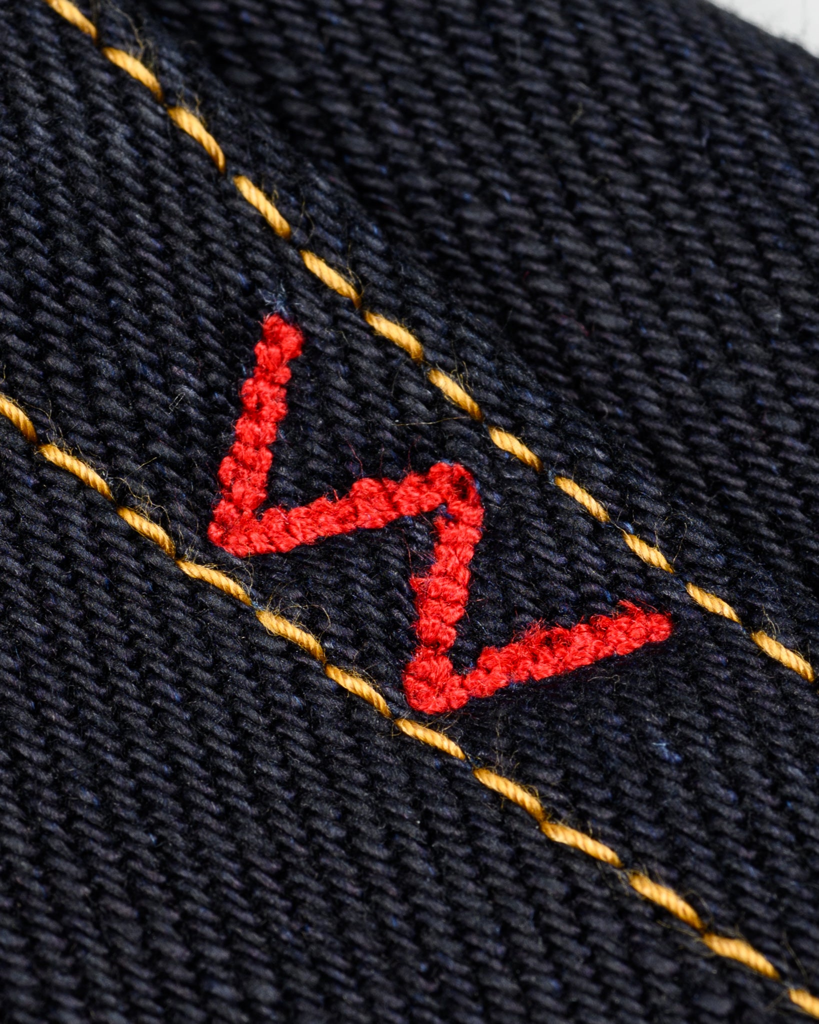 Iron Heart 25oz Selvedge Denim Slim Jeans - Indigo/Black