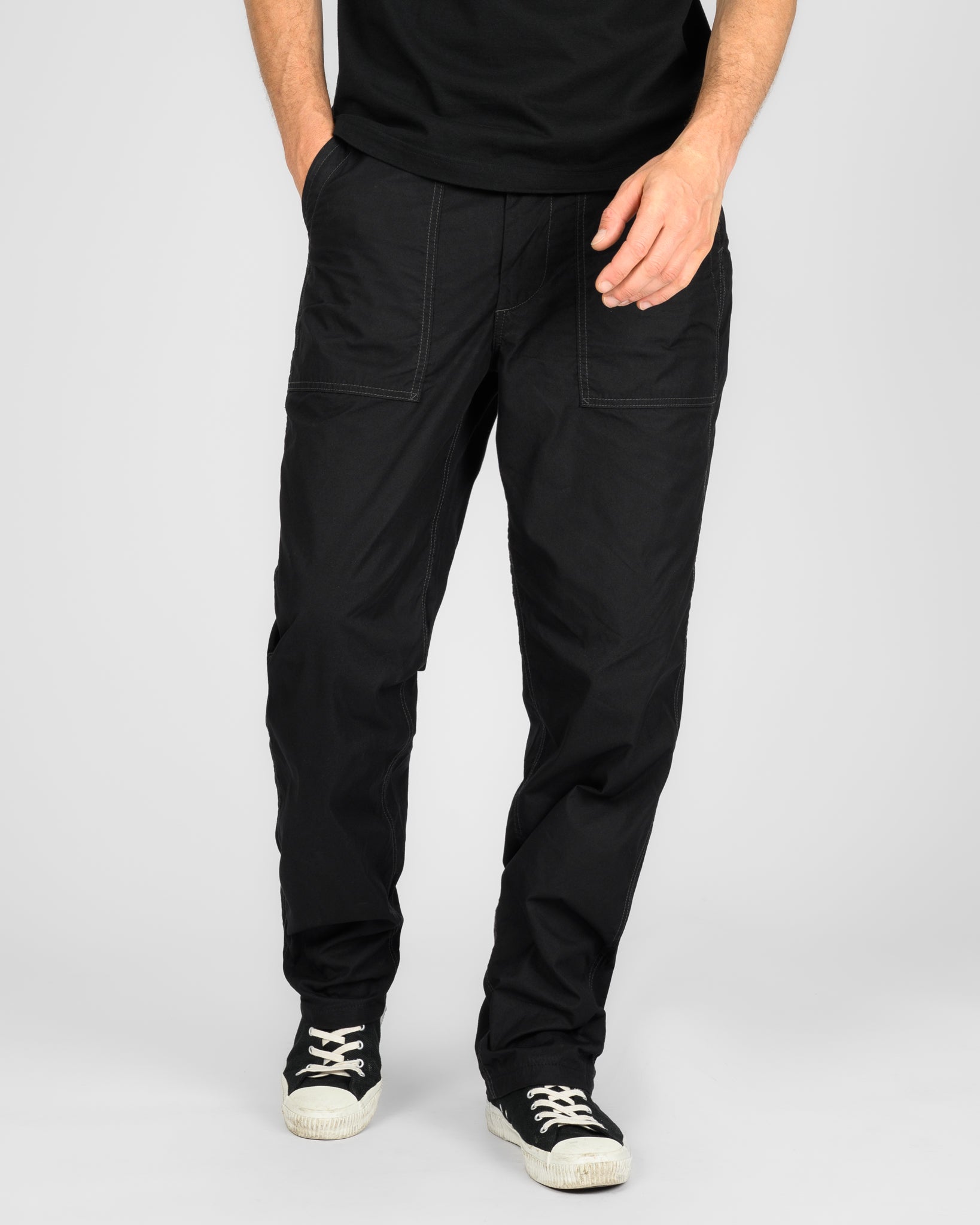4oz Cotton/Nylon Baker Pants - Black